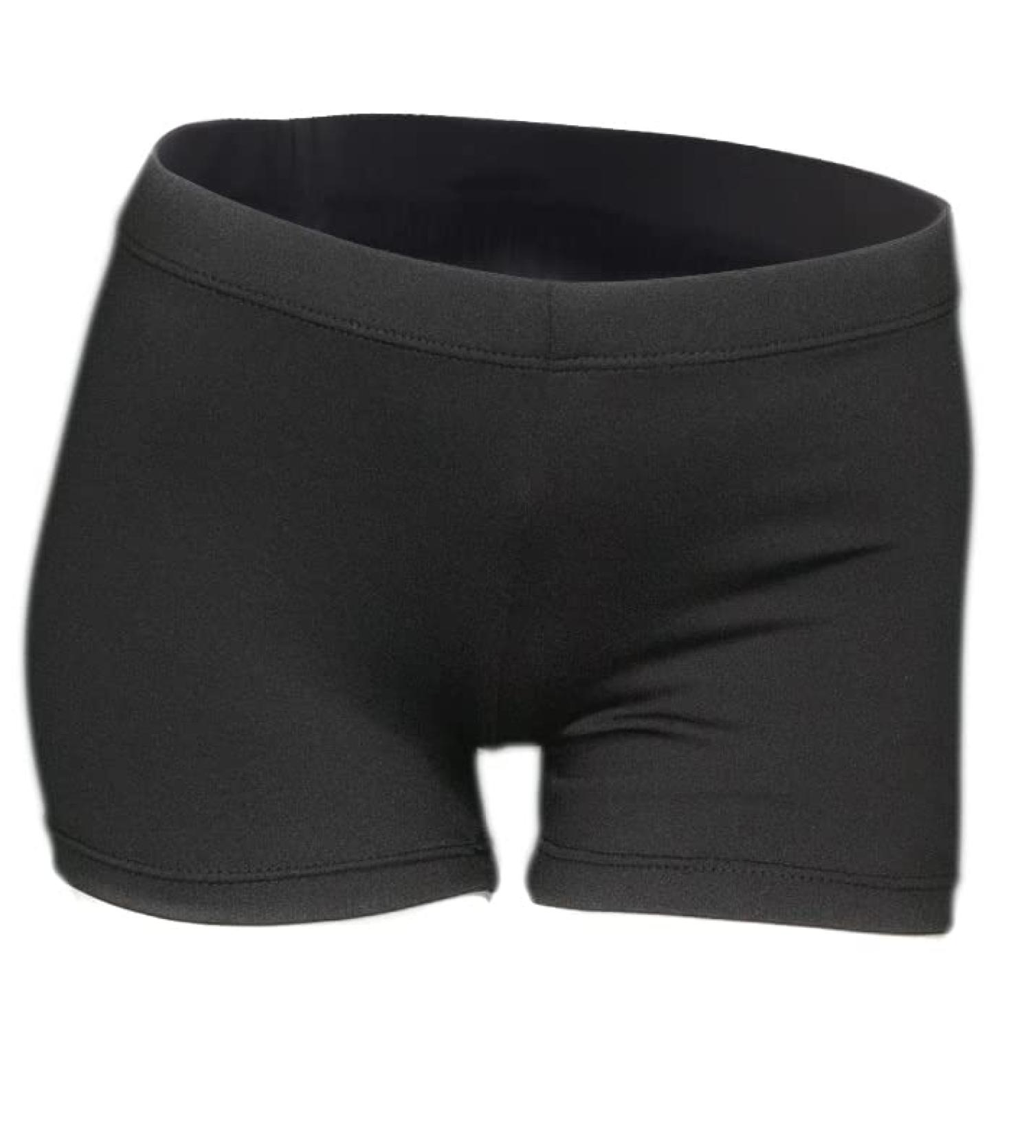 Girls' Sparkle Gymnastics Shorts 2-14 Years - Black - Buy Online on GoSupps.com