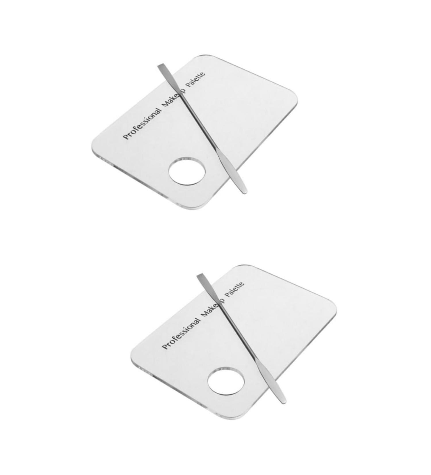 Buy Balacoo 2pcs Resin Nail Art Spatula & Mixing Palette - Premium Cosmetic Tools for Manicure & Makeup - International Shipping Available - Buy Online on GoSupps.com