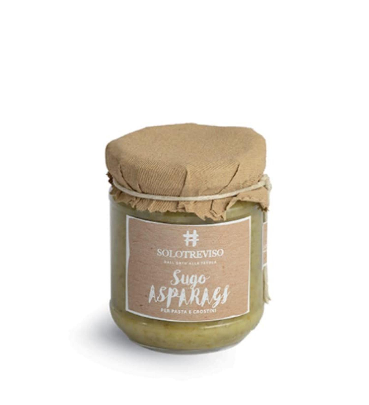 Il Tomolo Green Asparagus Sauce - No Preservatives - Without Artificial Weapons - Artisanal - Vegetarian - Solotreviso - 200g