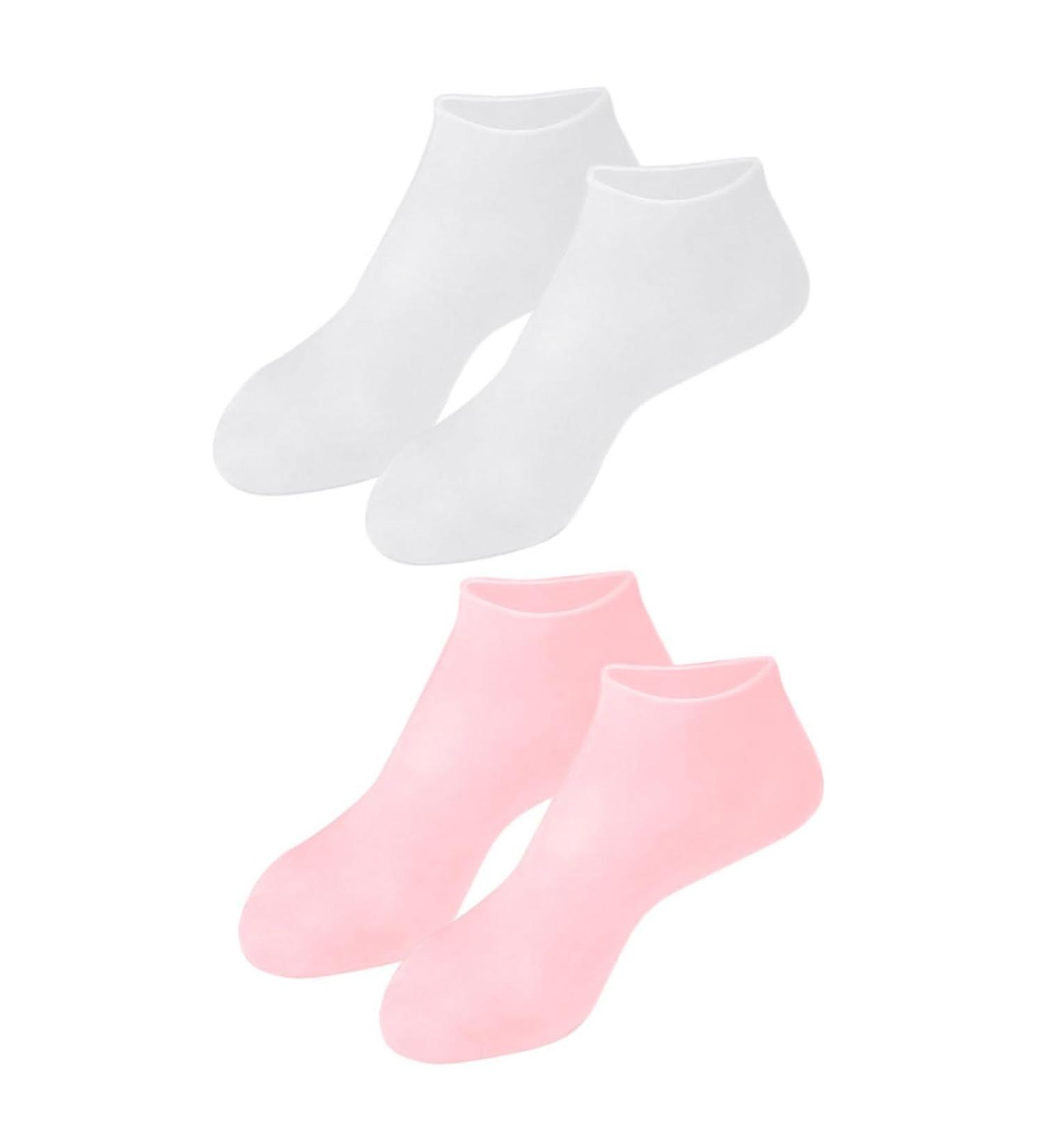 minkissy 8 Pairs Exfoliating Moisturizing Socks Non Socks Silicone Socks Foot Care Spa Socks Cracked Heel Lotion Pumps High Heels for Women Foot Protective Socks Elastic Sebs Miss Dry Skin - Buy Online on GoSupps.com