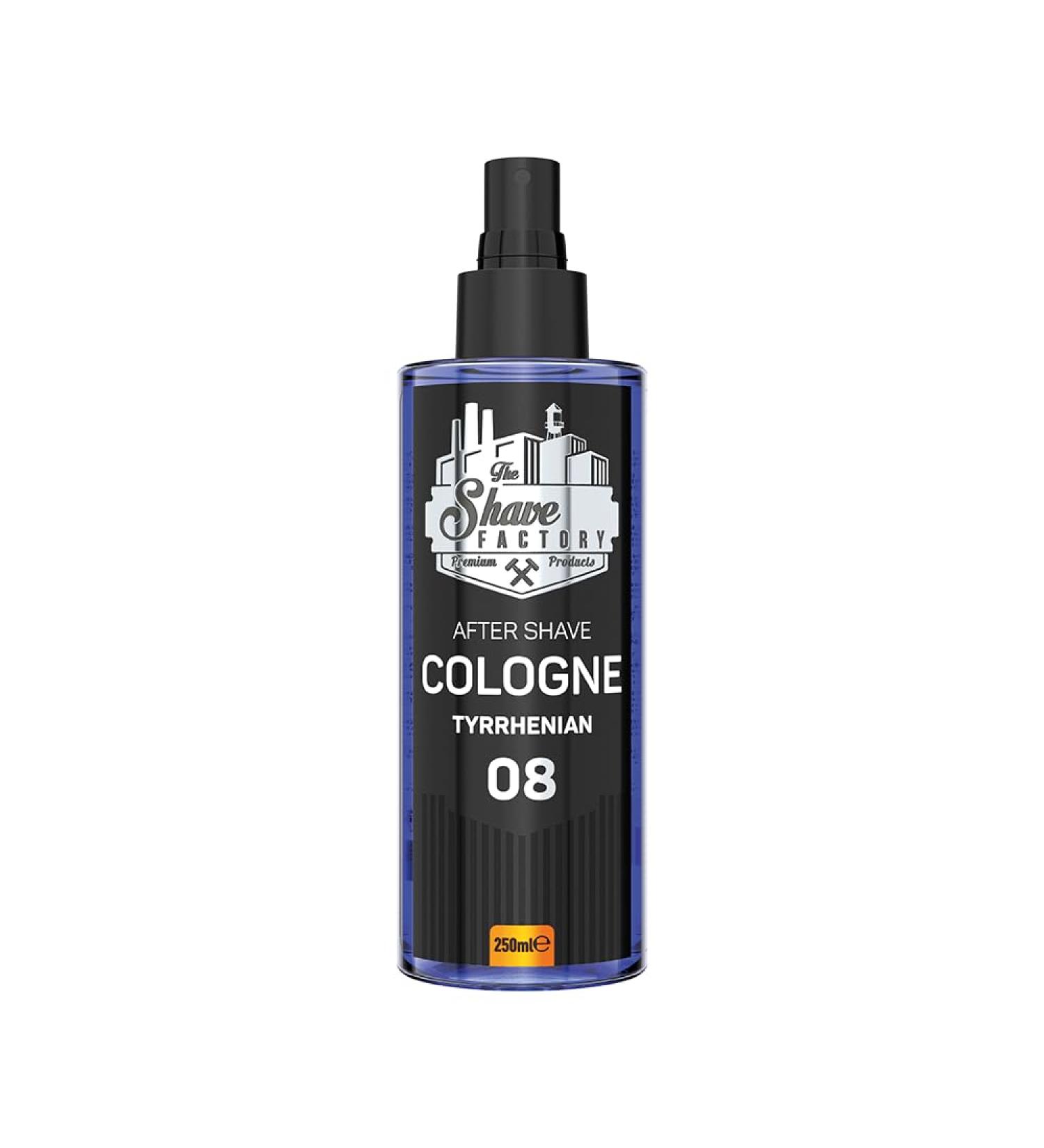 the shave factory After Shave Cologne Series (08 Tyrrhenian 250ml (8.45 fl. oz)) 08 Tyrrhenian 8.45 Fl Oz (Pack of 1) - Buy Online on GoSupps.com