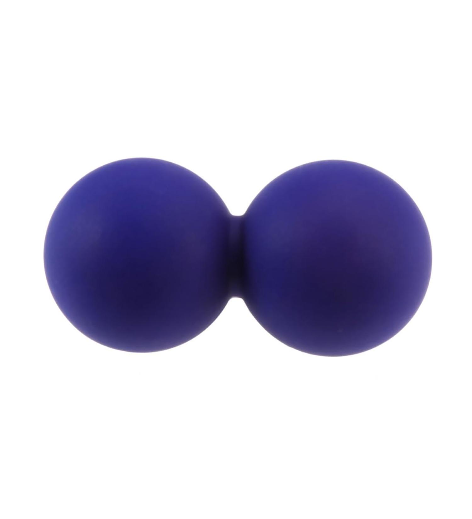 Frcolor Peanut Massage Ball - Dual Lacrosse & Yoga Fascia Roller for Whole Body Relaxation - Medium Blue - Buy Online on GoSupps.com