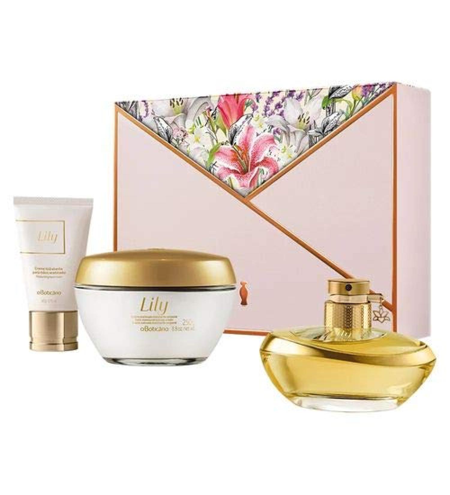 O Botic rio Lily Gift Set Perfume and Satin Cream