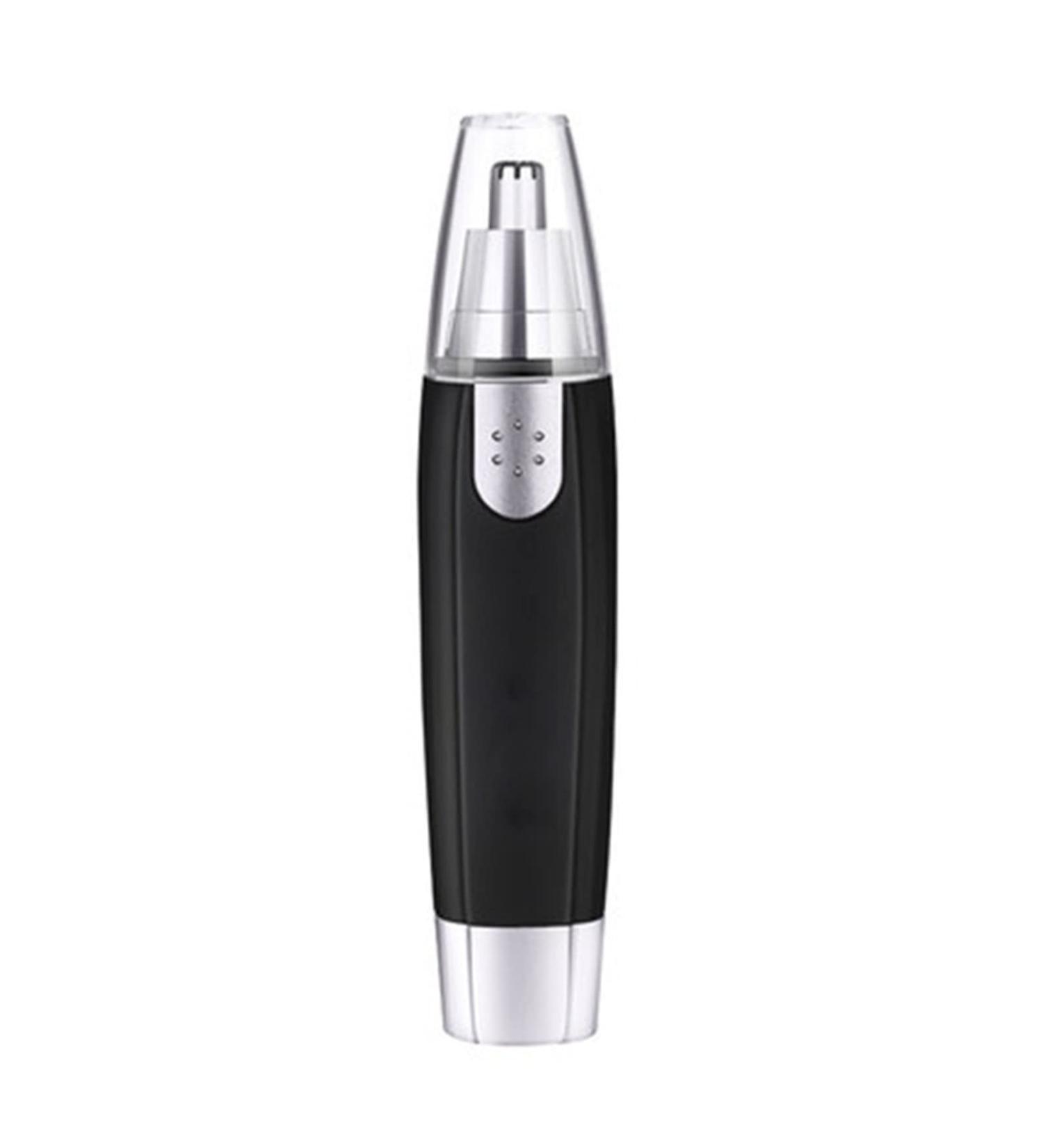 UNbit Nose Hair Trimmer Hair Trimmer Tools Scissors Ear Neck Eyebrow Epilator Removal Shaver Trimmer (Color : Silver Black)