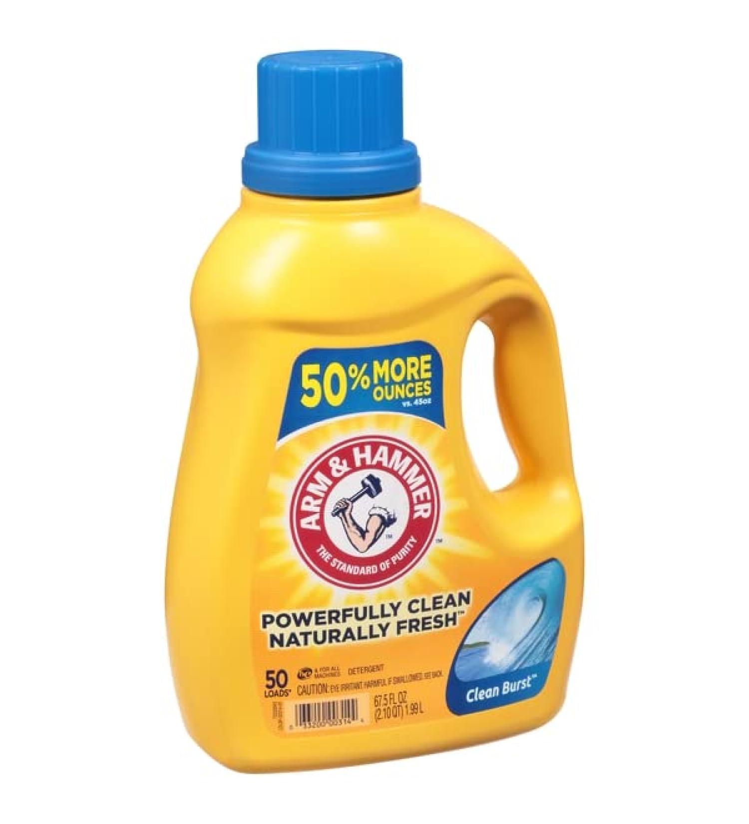 Arm & Hammer Detergent HE Clean Burst 67.5 Fl Oz