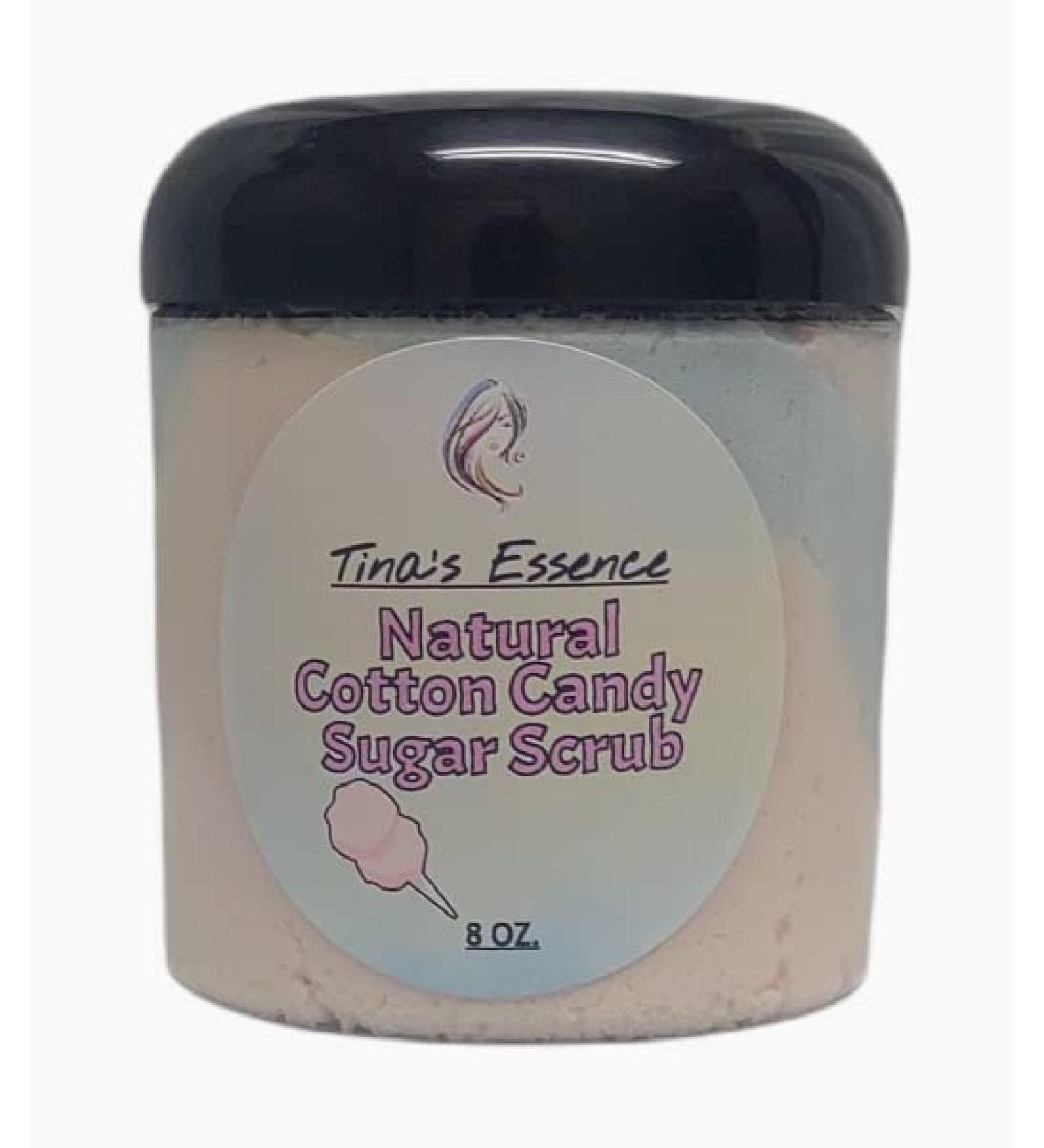Tina's Essence Natural Cotton Candy Sugar Scrub 8 oz.