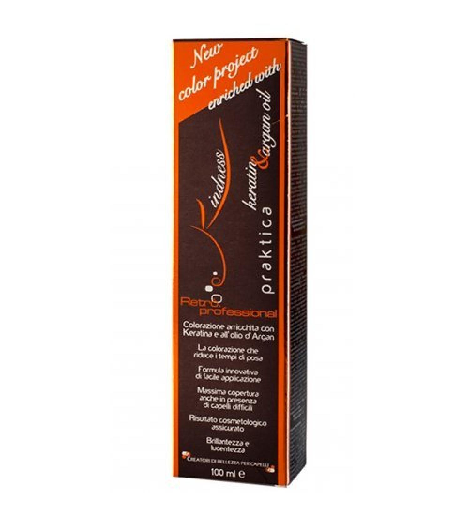 Difficult Italy RETROPROFESSIONAL Kindness Color Praktica permanent cream 100 ml 60 dark blonde