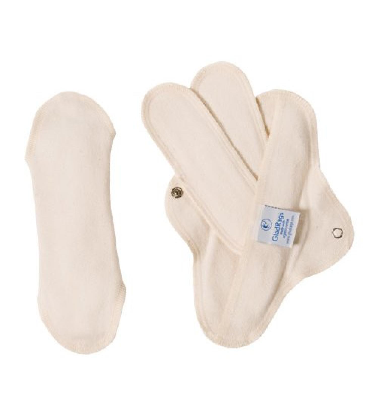 GladRags Day Pad Made with Organically Grown Cotton Natural