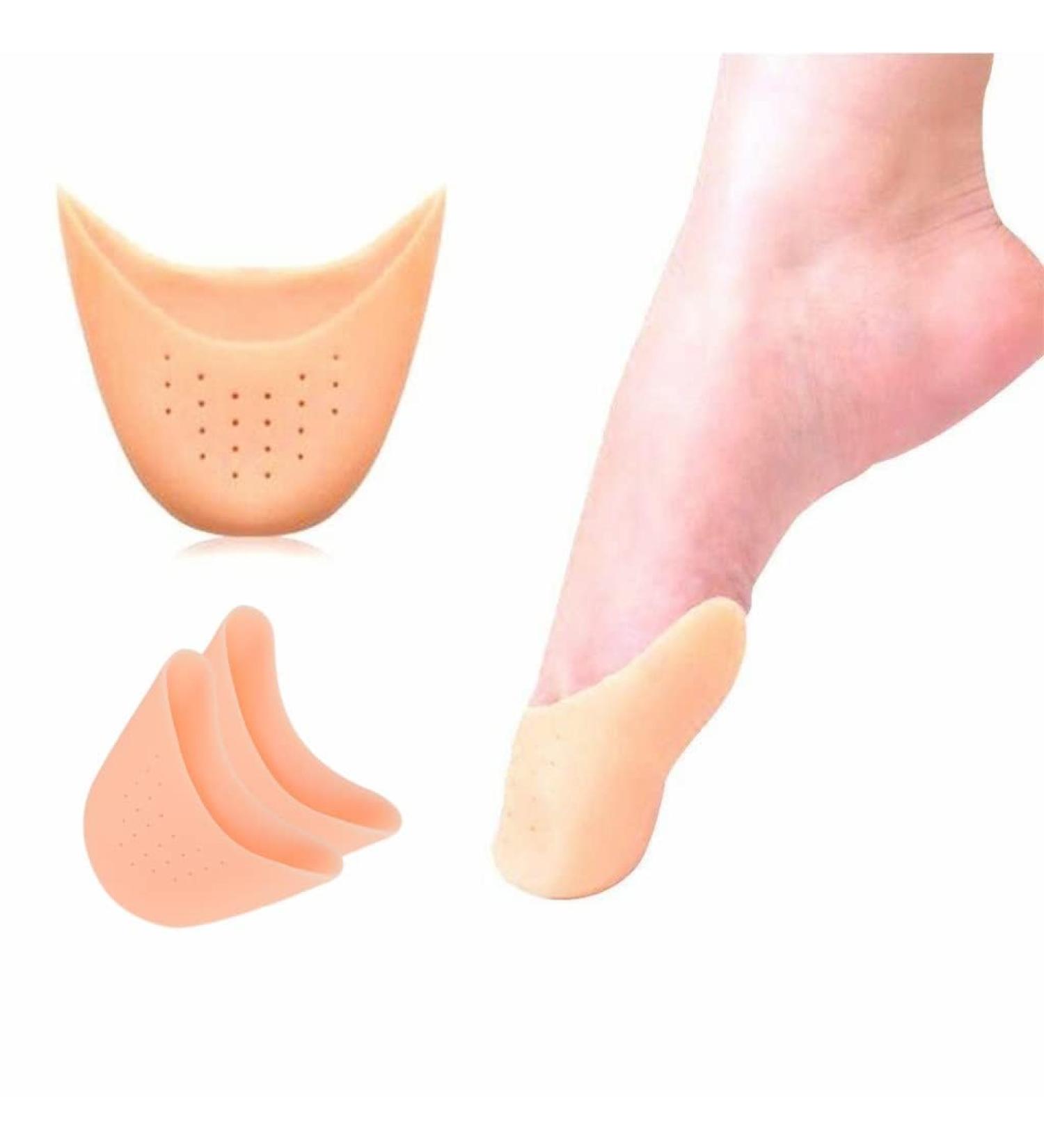 Soft Silicone Gel Pointe Ballet Shoe Toe Pads - Breathable Cooling Bunion and Blister Relief - One Size Fits All - Buy Online on GoSupps.com