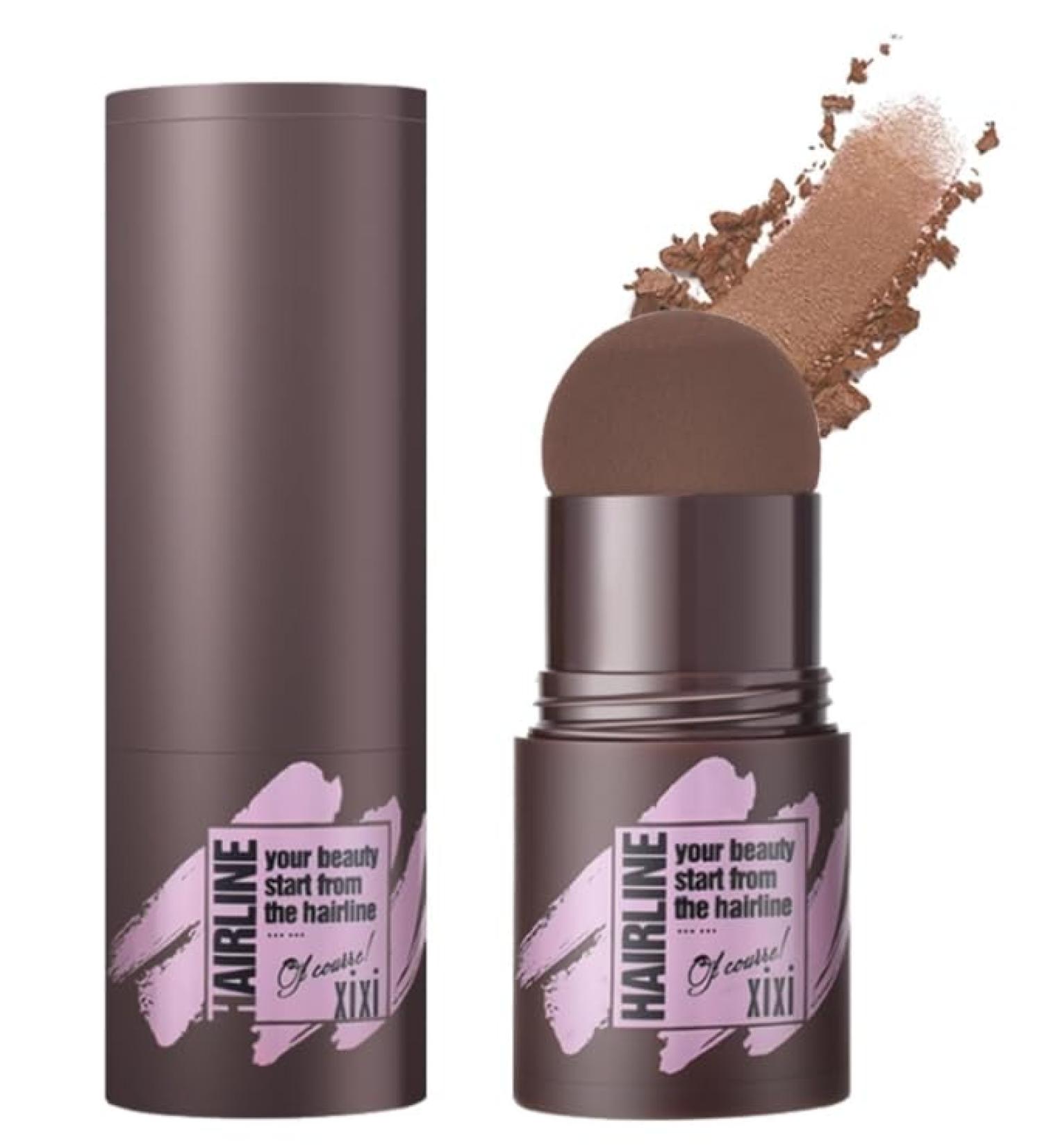 Hairline Powder Stick - Root Touch Up Hairline Powder for Women & Men Instantly Hair Color Shadow Cover Gray Hair Root Waterproof Hair Touch-Up Thin Hair Powder(Light Brown)