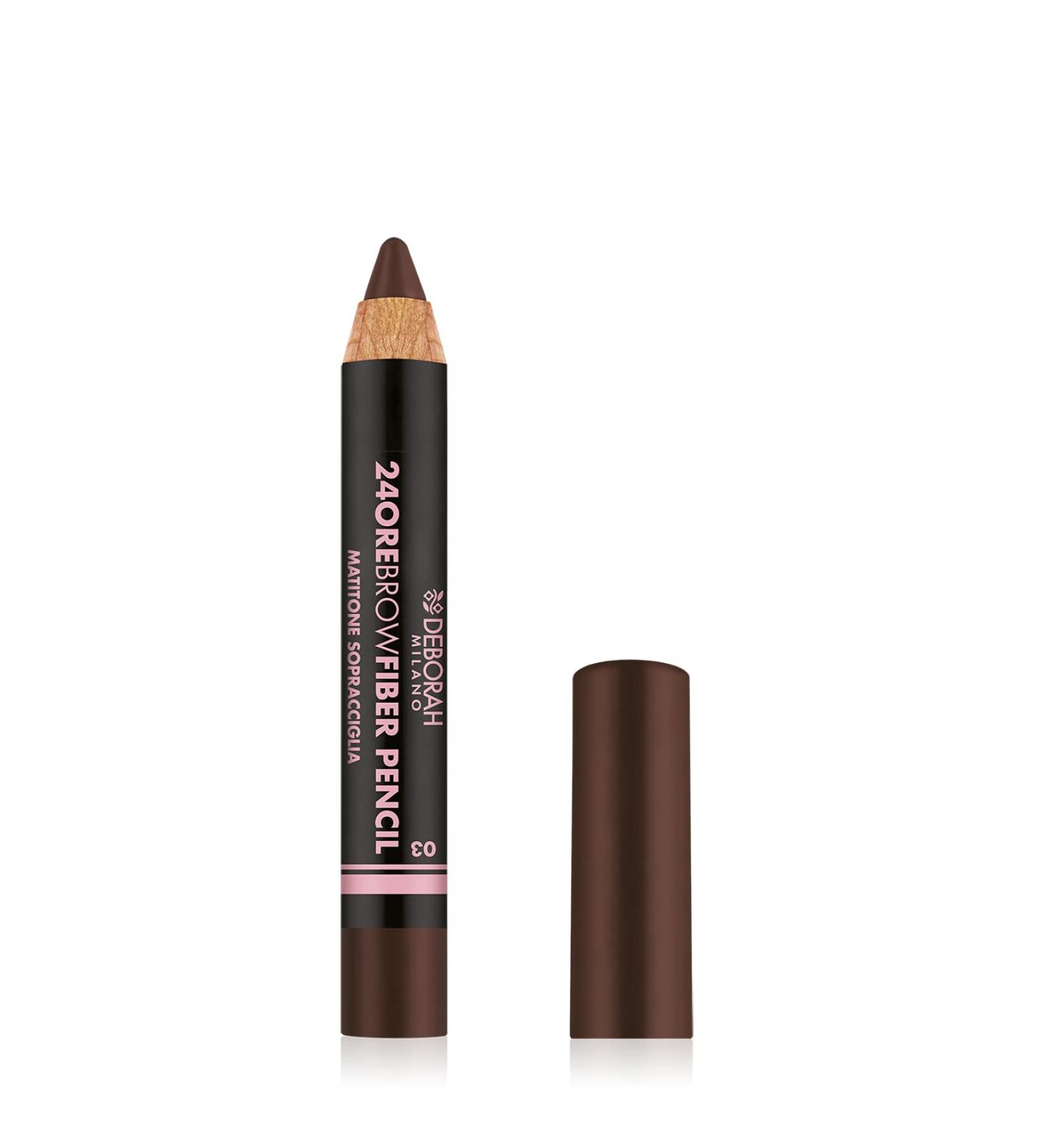Deborah Milano Matitone 24ore Brow Fiber Pencil Dark Brown 3 - Buy Online on GoSupps.com