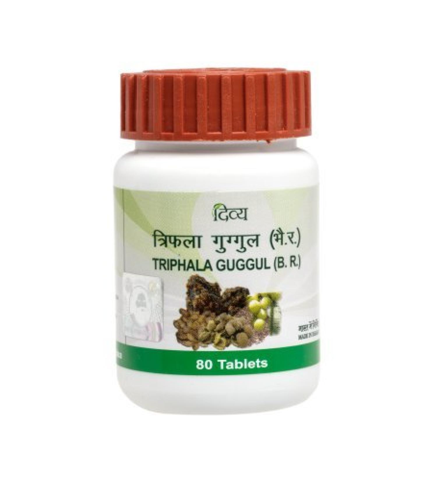 Patanjali Divya Triphala Guggul 80 tablets Pack by Patanjali