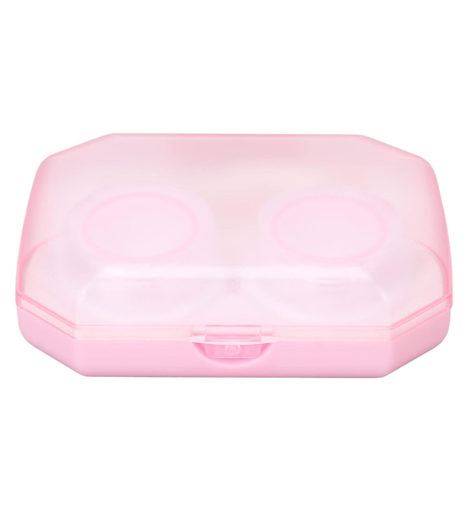 Shop Entatial Portable Contact Lens Case - Pink Stylish & Durable for Daily Use | Best Sealing Properties | International Shipping - Buy Online on GoSupps.com