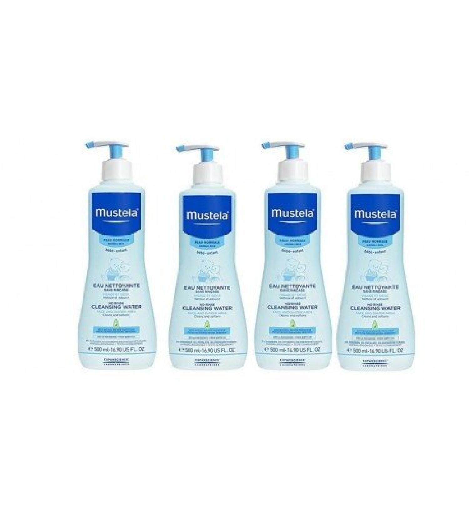 Eau Nettoyante sans rin age Physiob b - 4 x 500 ml - Mustela