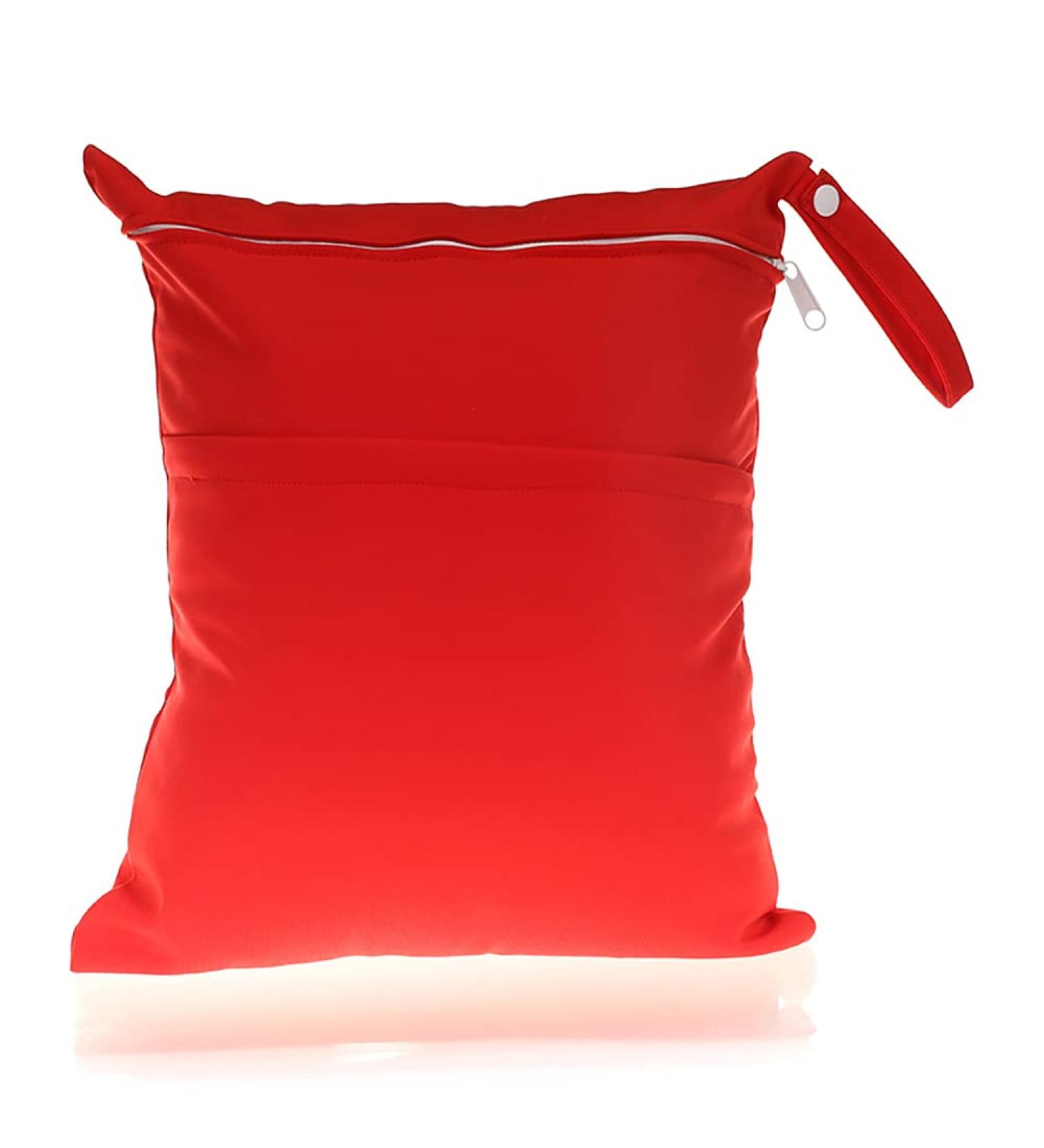 Egurs Reusable Wet Bag - Diaper Bag for Baby Diapers Dirty Clothes & Accessories | Red - Buy Online on GoSupps.com