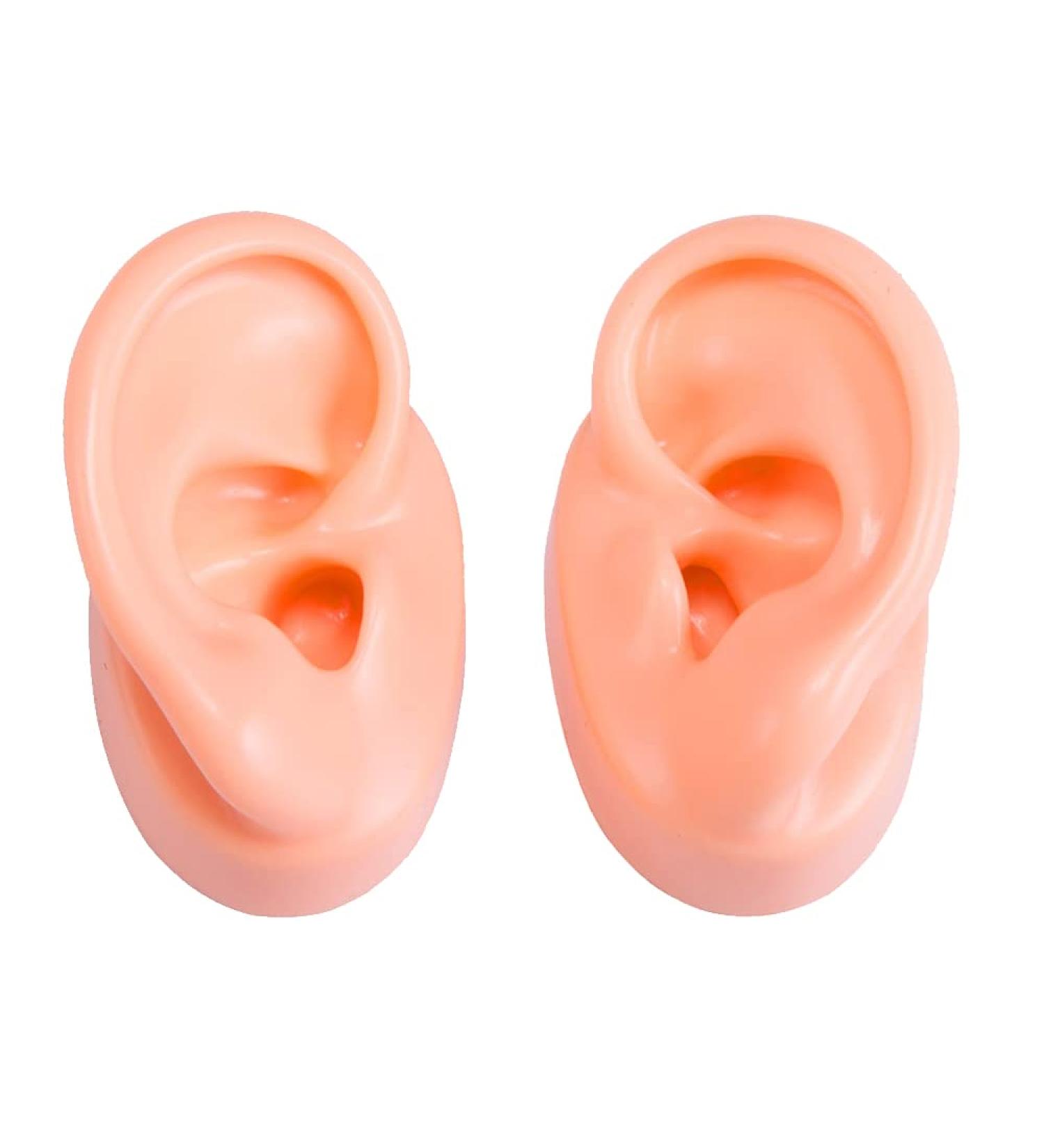 Soft Silicone Ear Model for Jewelry Display and Impression Practice - Beige - Buy Online on GoSupps.com