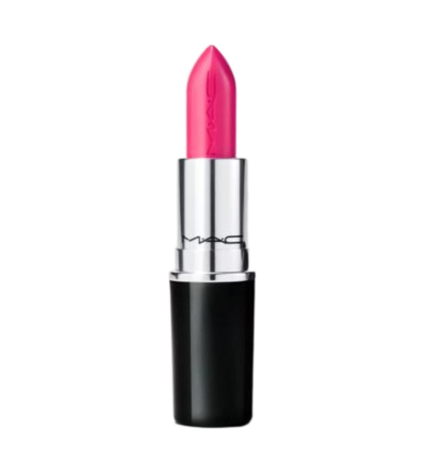 MAC Lustreglass Lipstick - 559 No Photos (Bright Coral Pink) - 0.10 oz / 3 g
