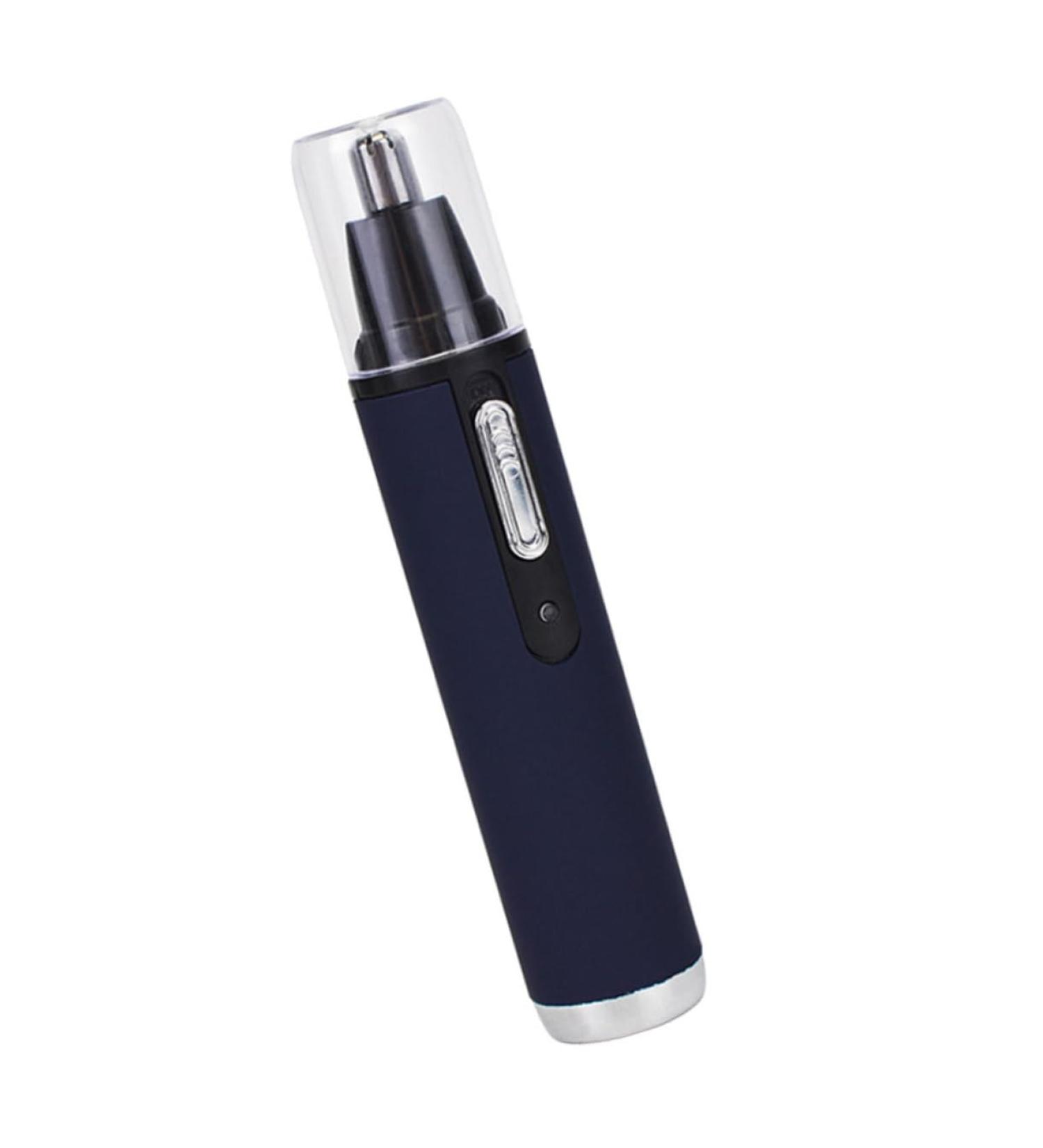 Housoutil Nose Hair Trimmer Set - Electric Hair Remover & Cleaner Tool for Ear & Nose Hair - Compact Personal Grooming 14x3x3CM - Blue - Buy Online on GoSupps.com