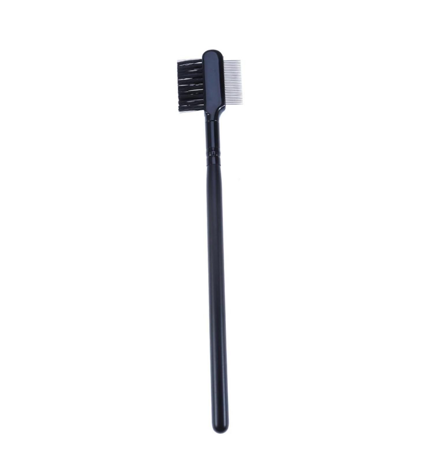Hemoton Beauty Brush - Dual Purpose Makeup Brush & Eyebrow Comb for Flawless Eyelashes & Brows | International Shipping Available - Buy Online on GoSupps.com