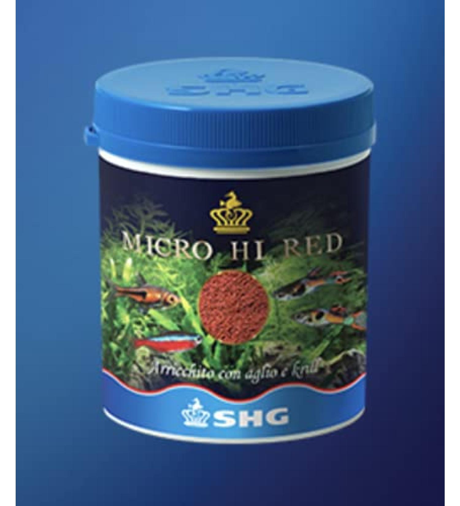 SHG Premium Micro Hi Red 50 gr microgranule food for tropical fish
