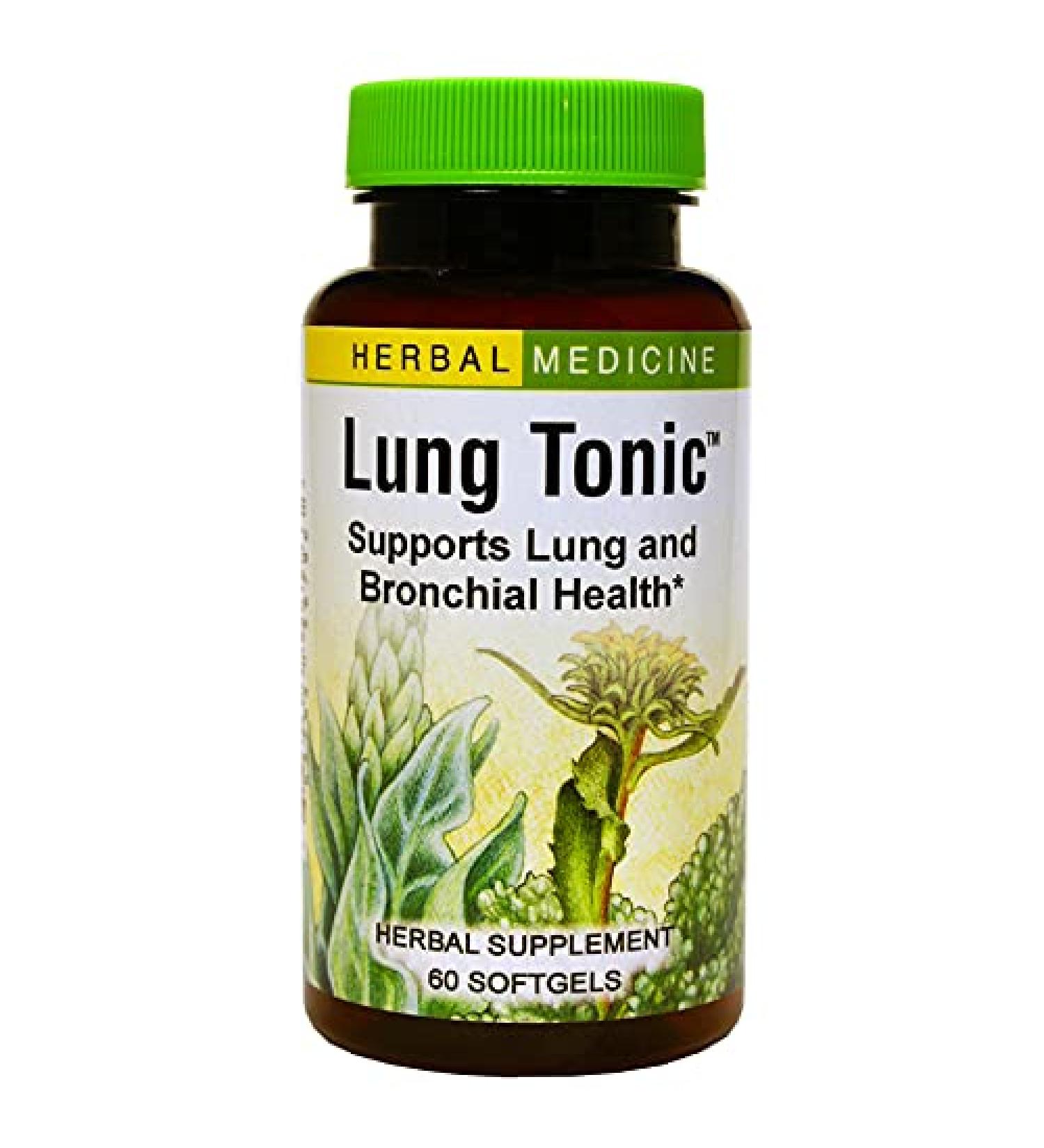 Herbs Etc. Lung Tonic - 60 Fast-Acting Softgels for Respiratory Health - Buy Online on GoSupps.com