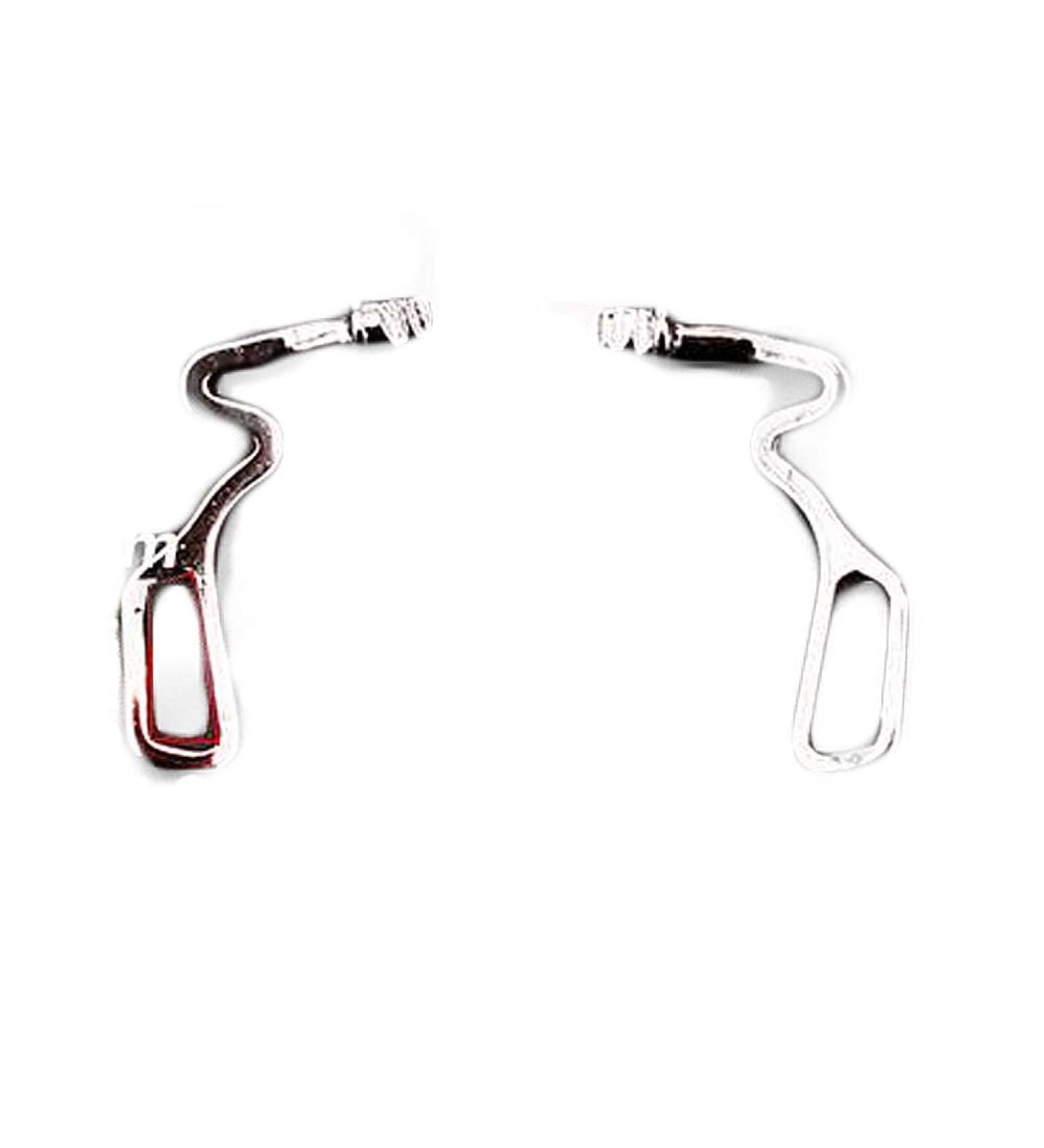 Buy Wekiva Replacement Nose Cushion Holder - Metal Nose Bridge for Glasses Repair | 1 Pair Silver Metal Plug-In - Buy Online on GoSupps.com