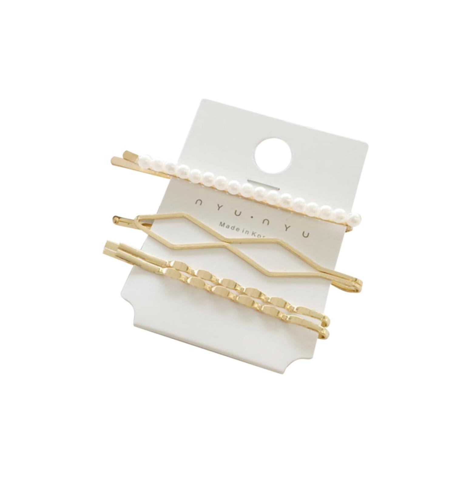 Ipetboom Set Pearl Metal Hair Clips Crystal Hair Barrettes Pearl Hair Clip Bridal Hair Clip Korean Fashion Hair Clip Fashion Hair Clips Bobby Hair Pin Manual Bride Side Clip - Buy Online on GoSupps.com