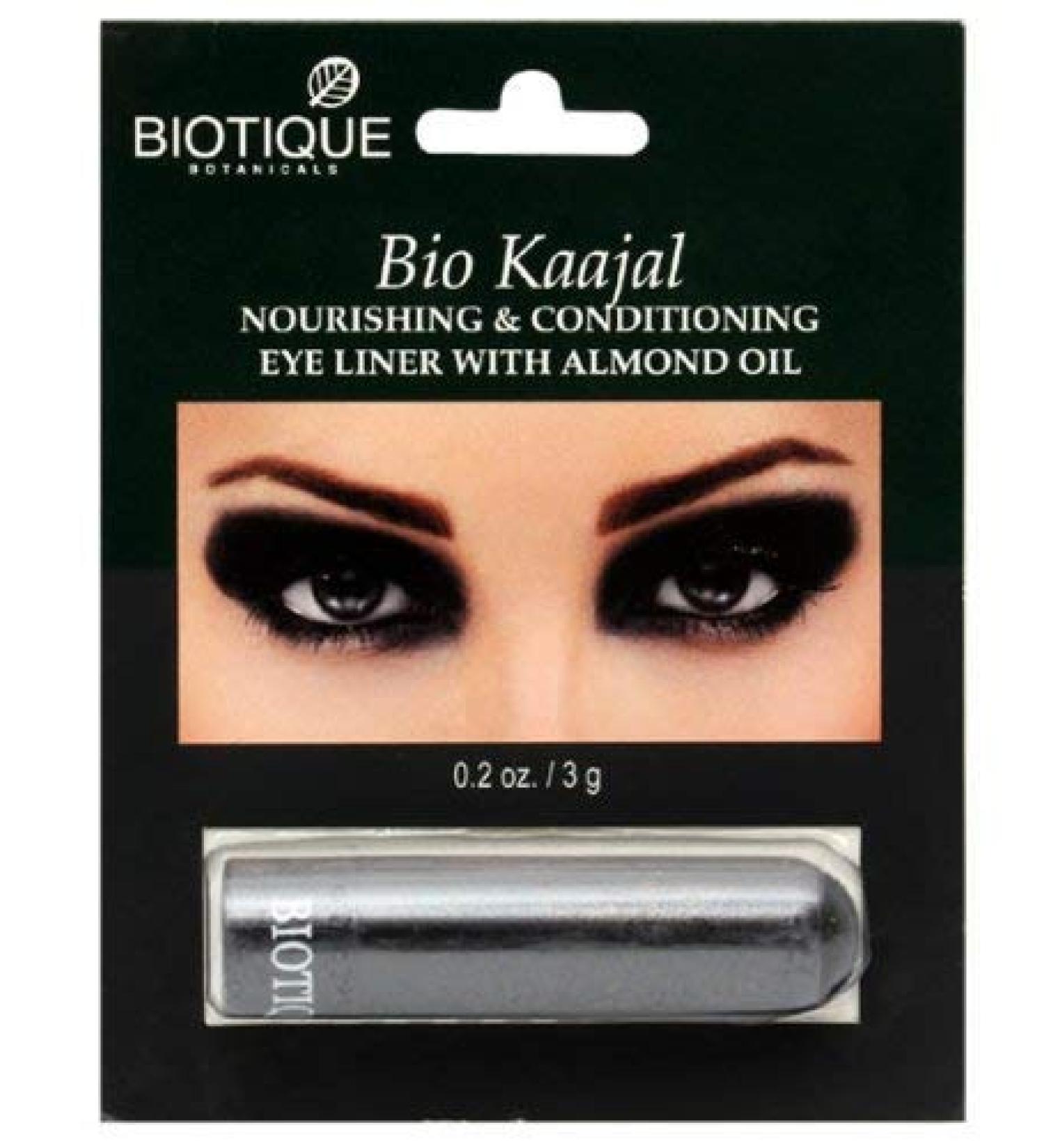 Biotique Bio Kaajal Kajal Eye Definer 3gms Nourishing & Conditioning Eye Liner with Almond Oil *Ship from UK