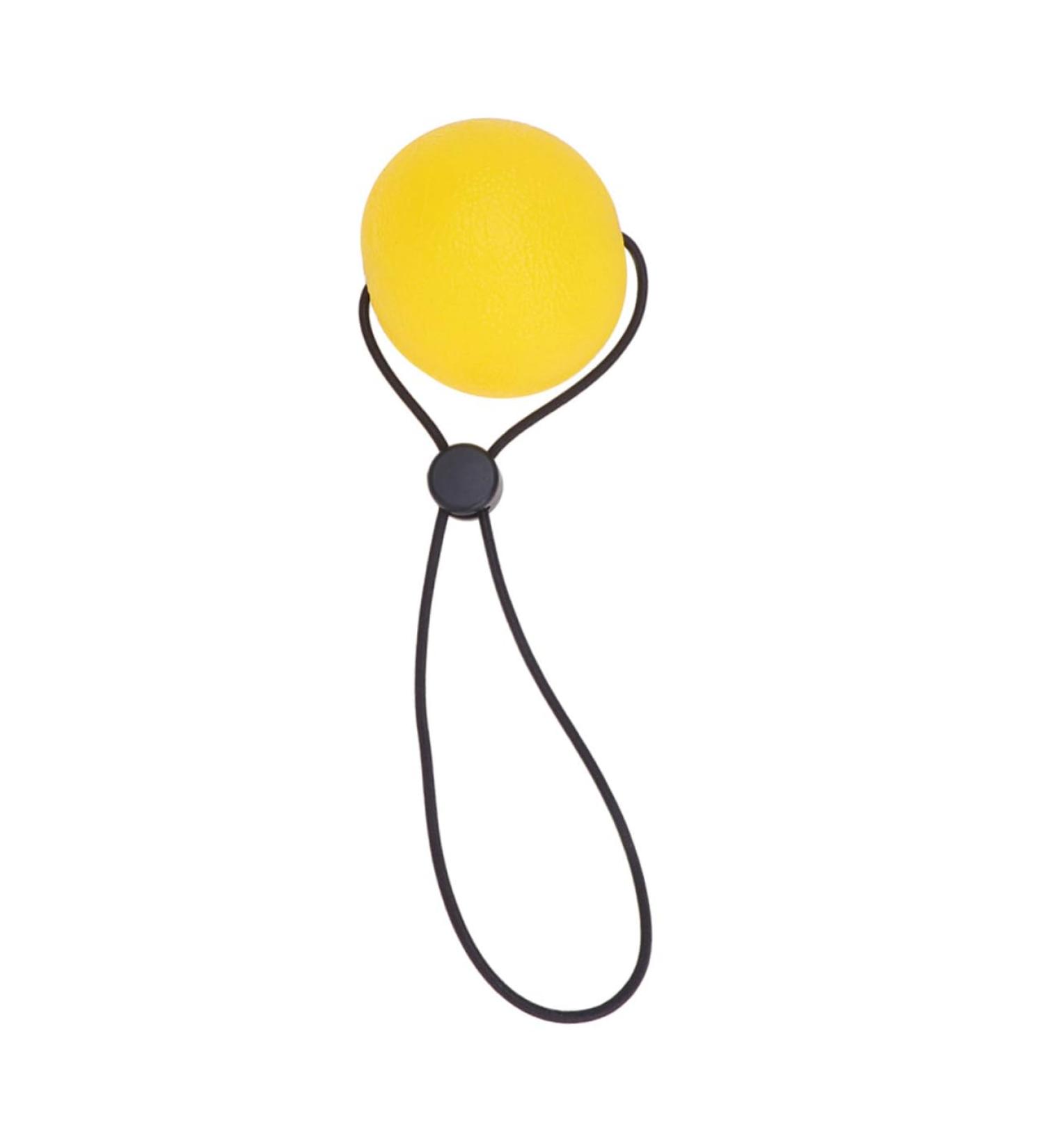 Ultechnovo Handmade Handle-Strengthening Ball - Fitness Exercise Equipment for Wrist & Grip Training - 5.3cm Yellow Power Ball - Buy Online on GoSupps.com