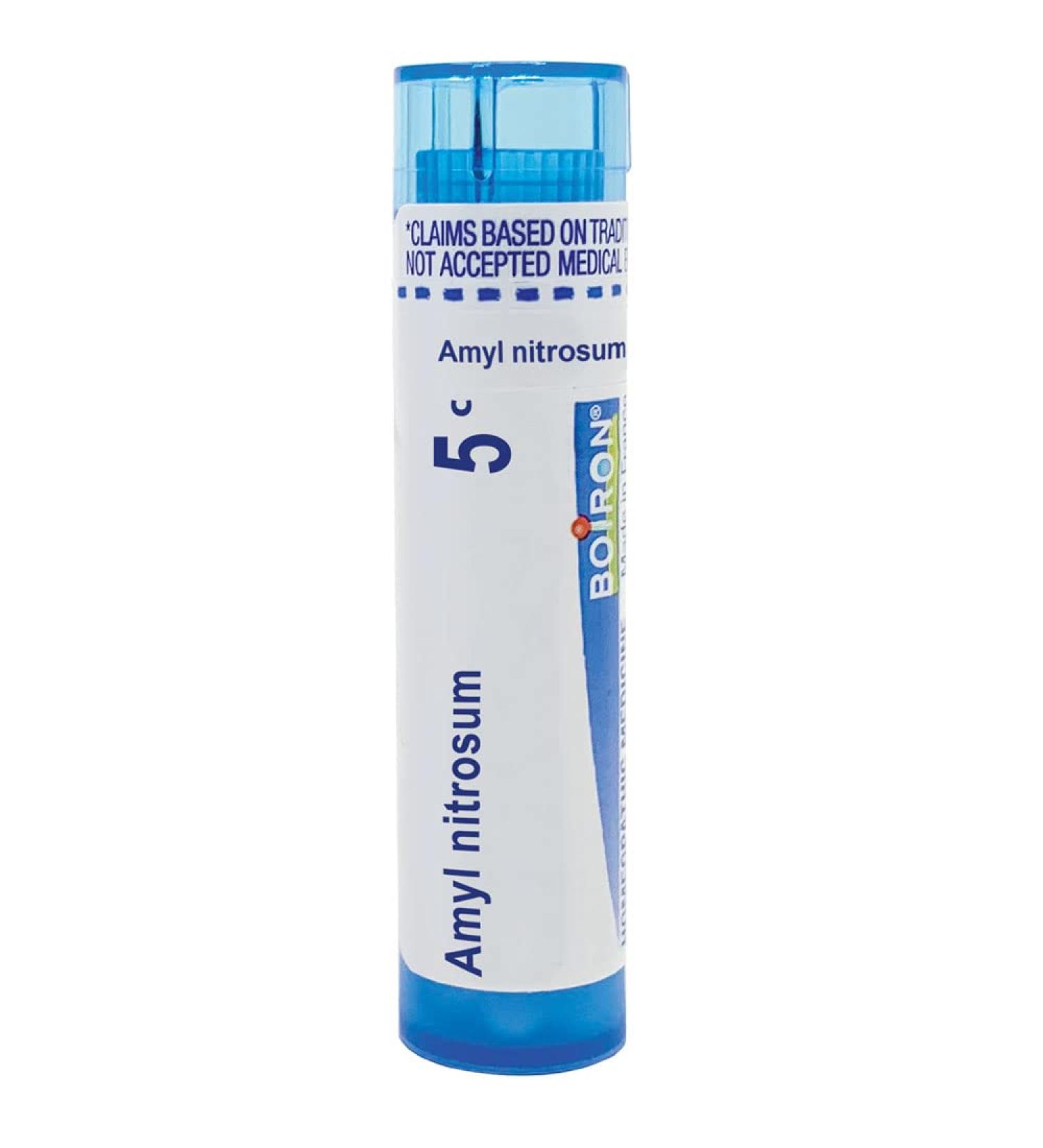 Boiron Amyl Nitrosum 5C - 80 Pellets for Hot Flash & Cold Sweats - Buy Online on GoSupps.com