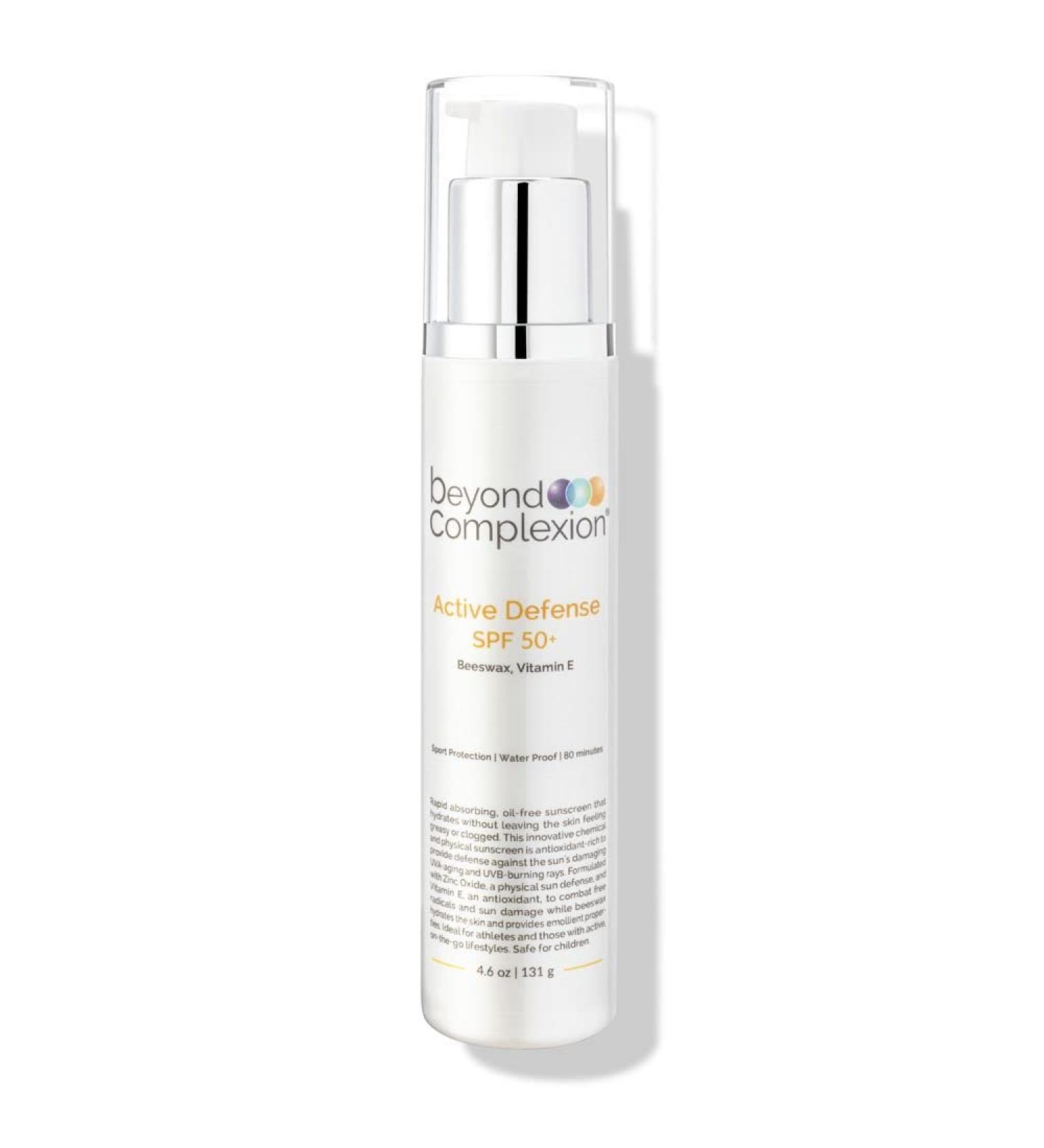 Active Defense 50+ Sunscreen - Fast Absorbing Non-Greasy Hydrating Formula for Ultimate Skin Protection | Shop Internationally - Buy Online on GoSupps.com