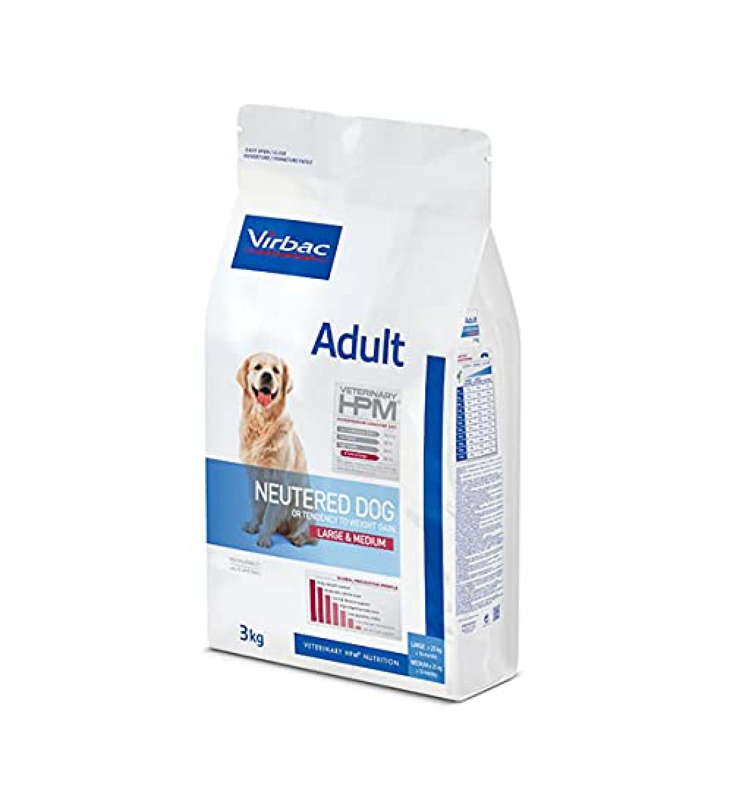 Virbac Veterinary HPM Vet Adult Neut L&M Dog Food 16 kg
