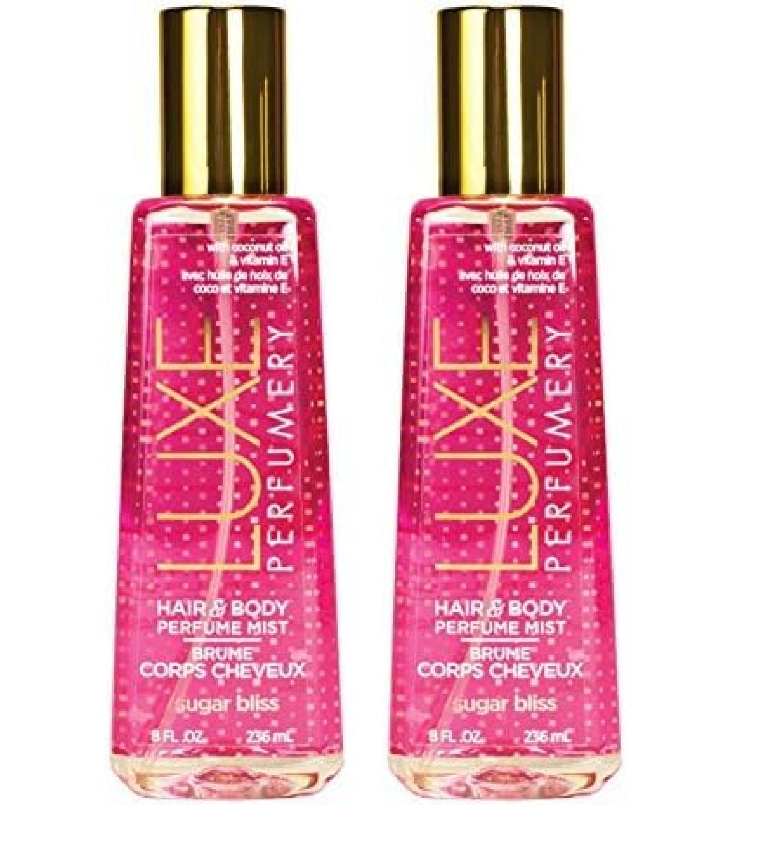 Luxe Perfumery Hair & Body Perfume Mist Sugar Bliss 8.0 fluid ounce (F98430-15-SG) (Pack of 2) - Buy Online on GoSupps.com