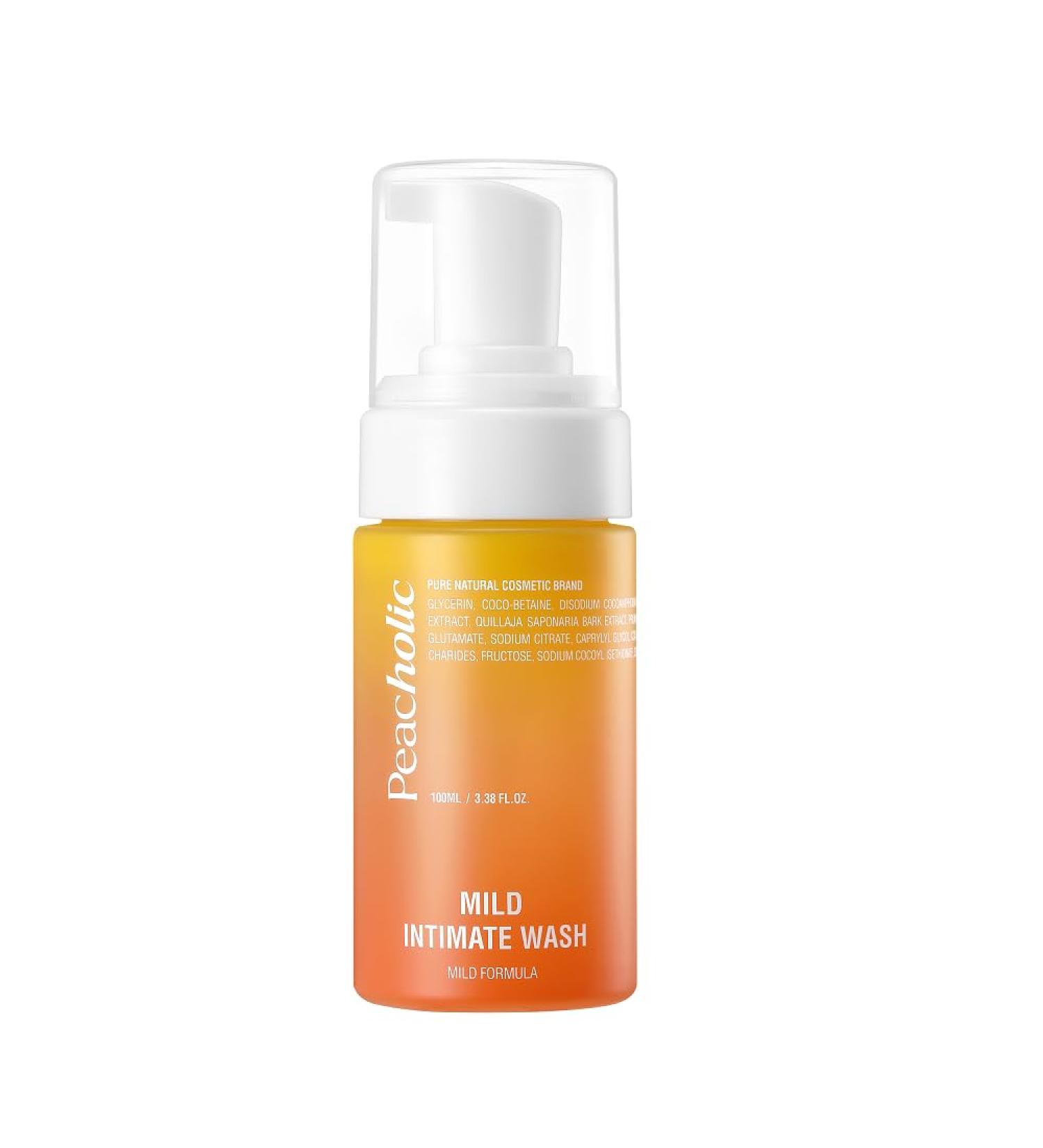 Peacholic Mild Intimate Wash for Women | Coconut-Based pH-Balanced & Hydrating | Sensitive Skin Friendly - 3.38 fl. oz - Buy Online on GoSupps.com