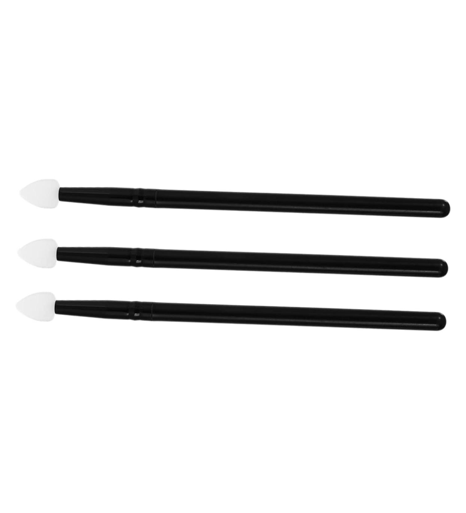 NOLITOY 3pcs Eyeshadow Brush Set - Makeup Sponge Applicators for Travel | Disposable Glitter & Blush Applicators - International Shipping Available - Buy Online on GoSupps.com