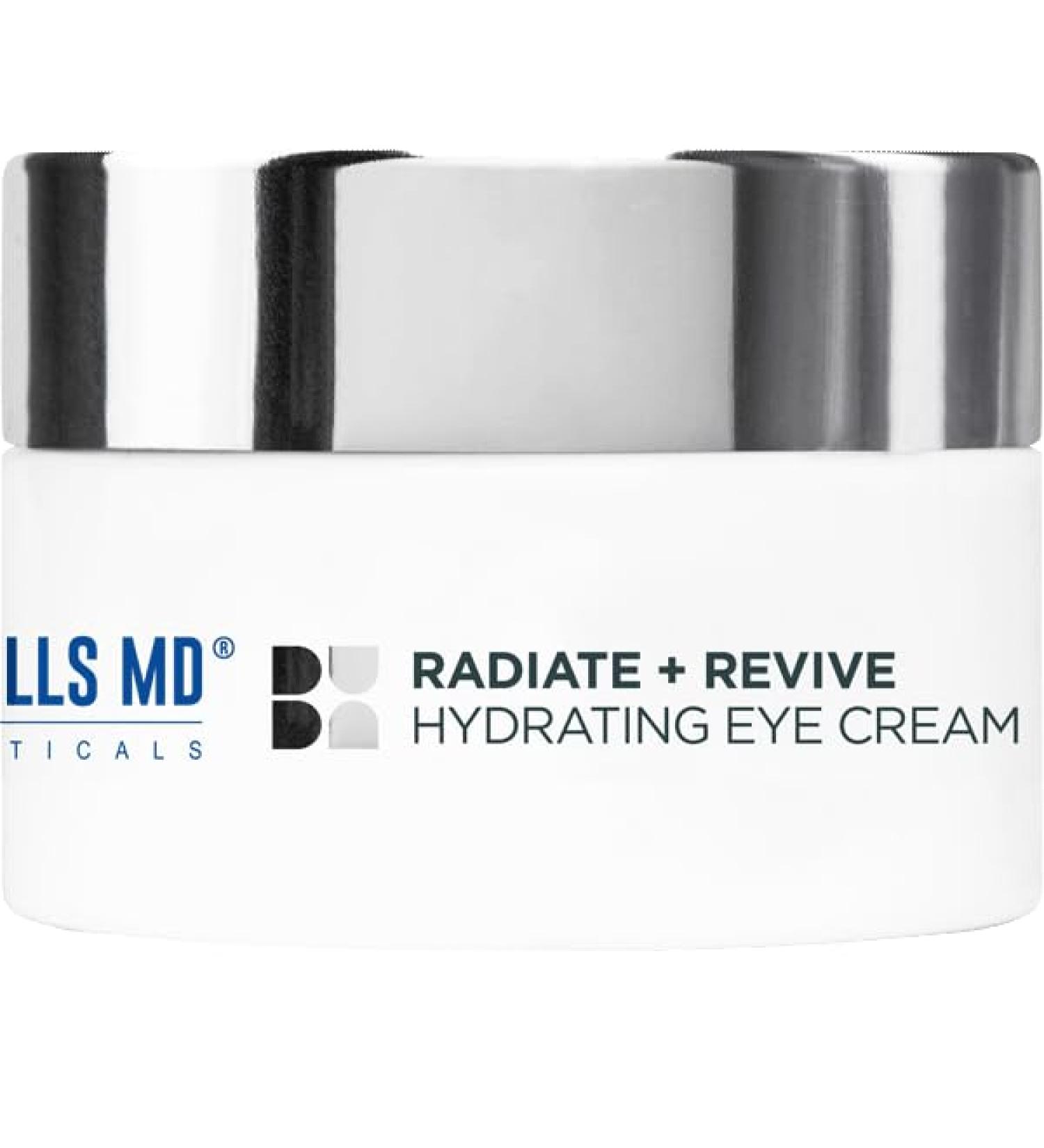 Radiate + Revive Hydrating Eye Cream | Rejuvenate Tired Eyes Lift & Firm Skin | Algae & Pearl Powder for Wrinkles & Hollowing - International Shipping - Buy Online on GoSupps.com