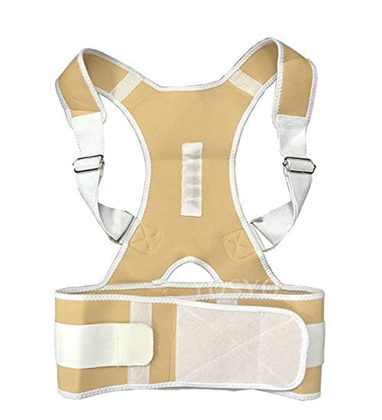 Posture Corrector Posture Corrector Magnetic Therapy Posture Corrector Brace Adjustable Shoulder Back Brace Support Belt NO Slouching Back Brace - Buy Online on GoSupps.com