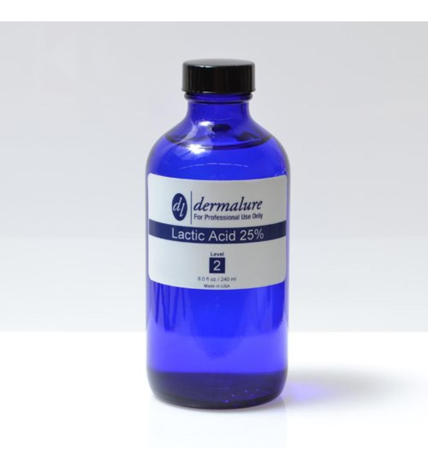 Lactic Acid Peel 25% 8oz. 240ml Pro Size (Level 2 pH 1.5)