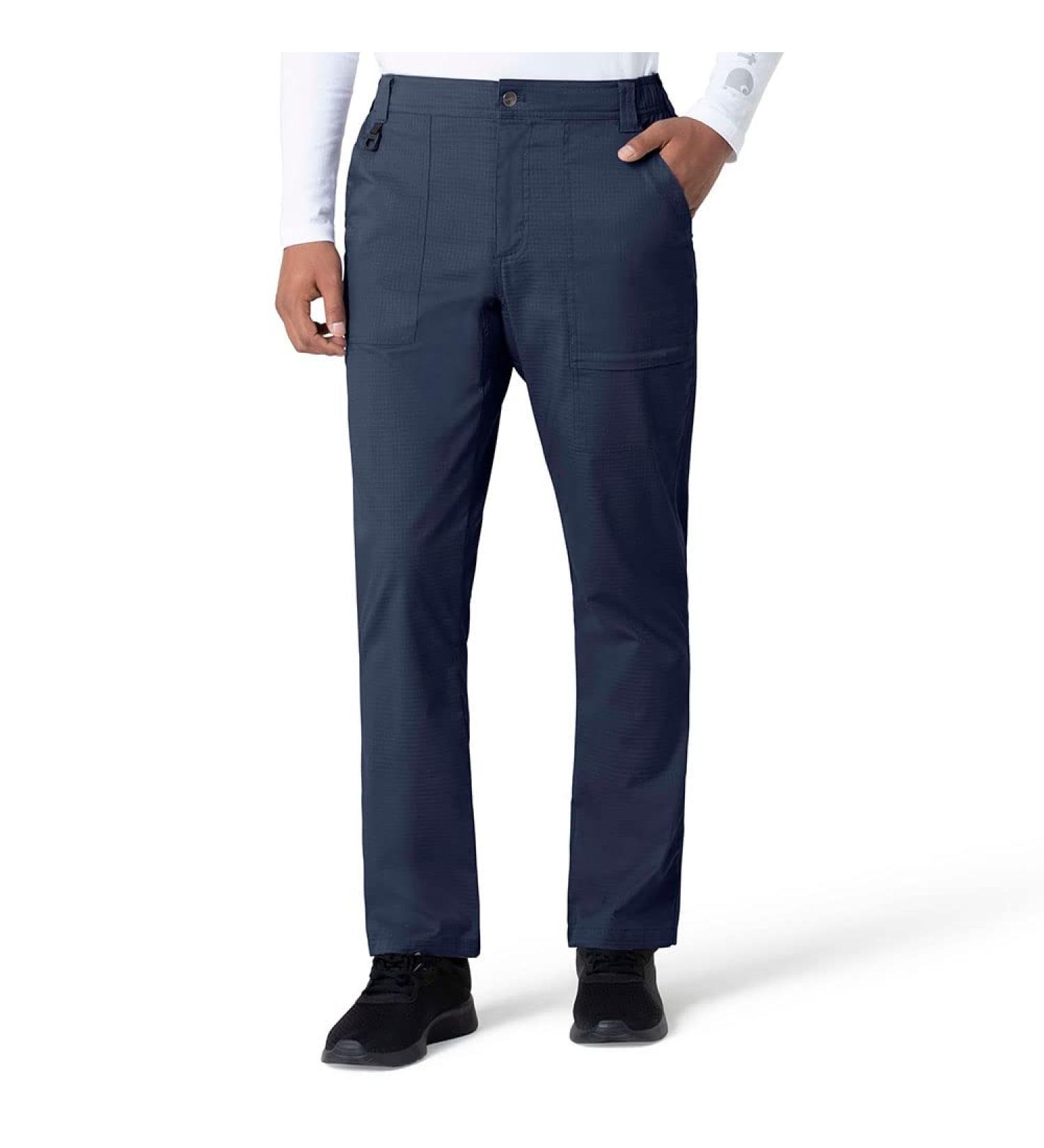 Carhartt Men's Modern Fit Straight Leg Scrub Pant Medium Navy