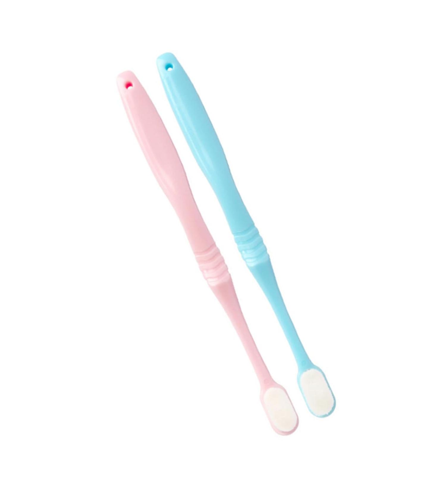 Buy FRCOLOR Nano Ultra-fine Soft Toothbrush - 2pcs Portable Toothbrush for Daily Teeth Cleaning | Ideal for Pregnant Women - International Shipping Available - Buy Online on GoSupps.com