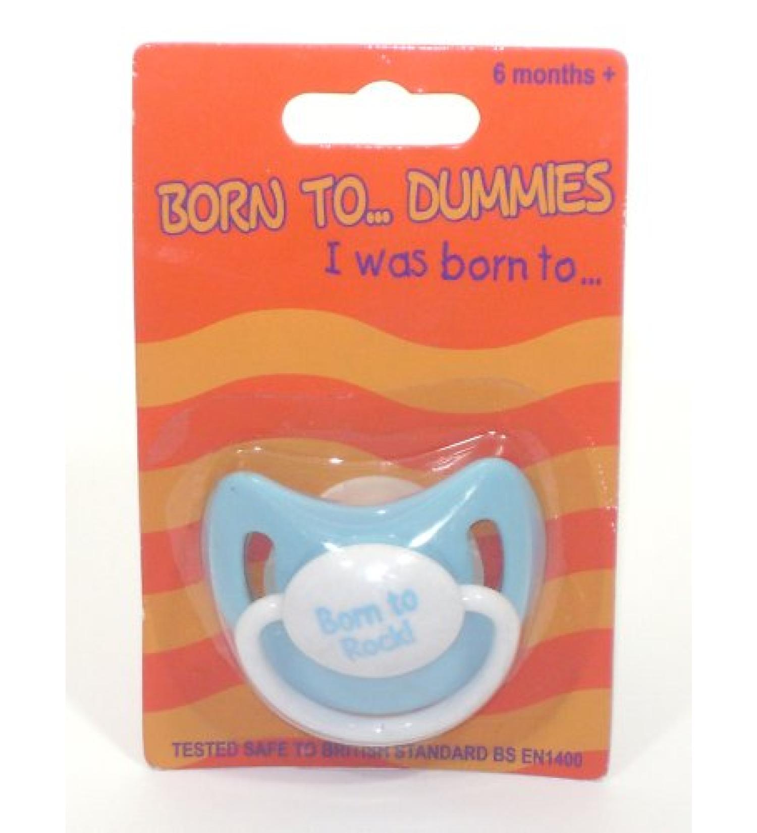 Born-to-Dummies Baby Pacifier BORN TO ROCK!