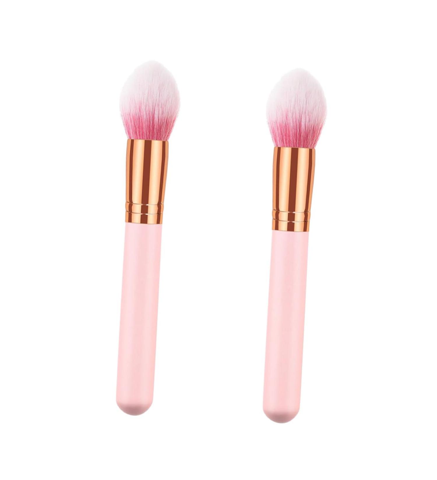 BELLIFFY 2pcs Powder Brush Makeup Brushed Cosmetic Brush Makeup Brushs Makeup Brush for Woman Wooden - Buy Online on GoSupps.com
