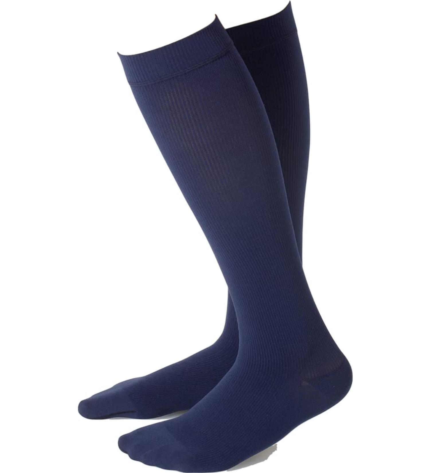 Compression stockings ad Juzo Dynamic Cotton Rib size II KKL.2 juniper closed toe