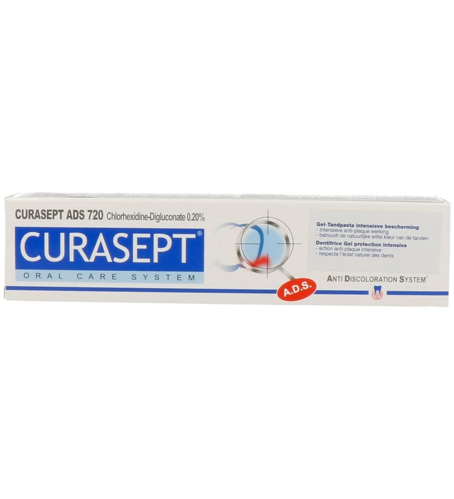 Farma Dent BV Curasept ADS GelToothpaste 020 Chlorhexidine 75ml - Buy Online on GoSupps.com
