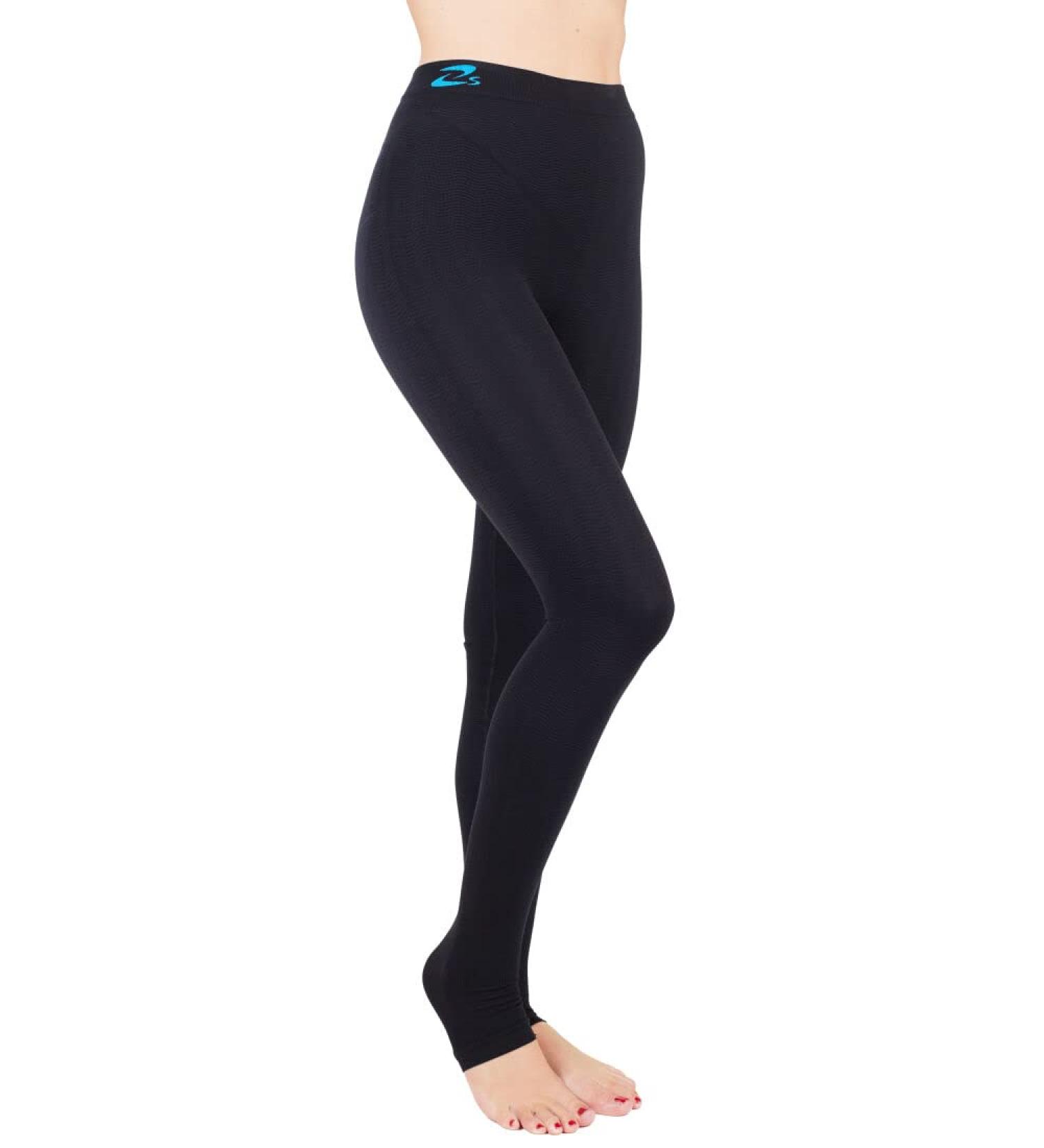 Czsalus Long Tights - Slim Compression Leggings (25-30 mmHg) for Lipedema & Lymphedema Support - Black - Buy Online on GoSupps.com