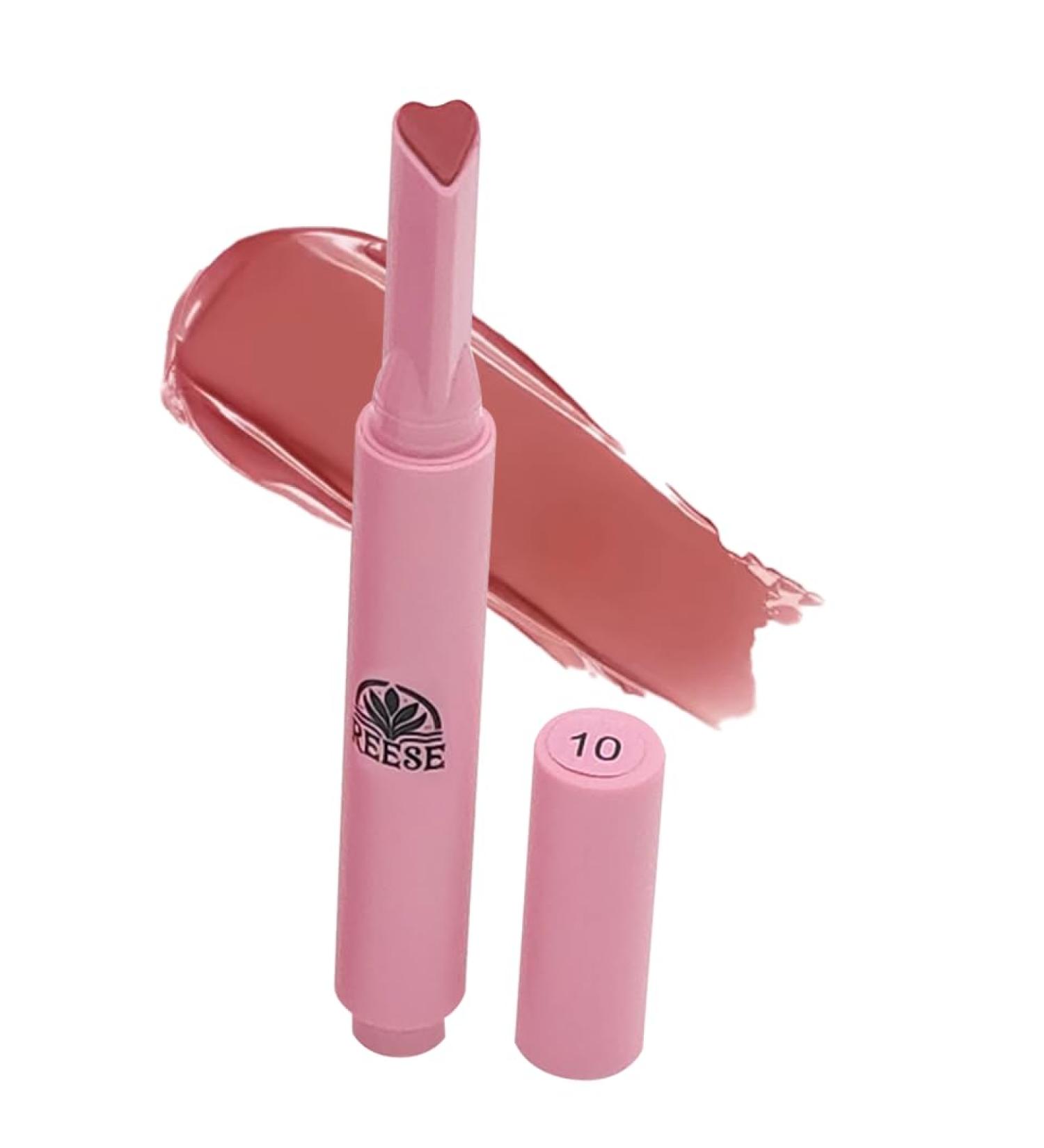 Hydrating Lip Balm - Reese Tinted Lip Balm - Plumping Vegan Gloss with Lasting Shine - Moisturizing Creamy and Long-Lasting for Lip Care Lovers - Rosy Glimmer