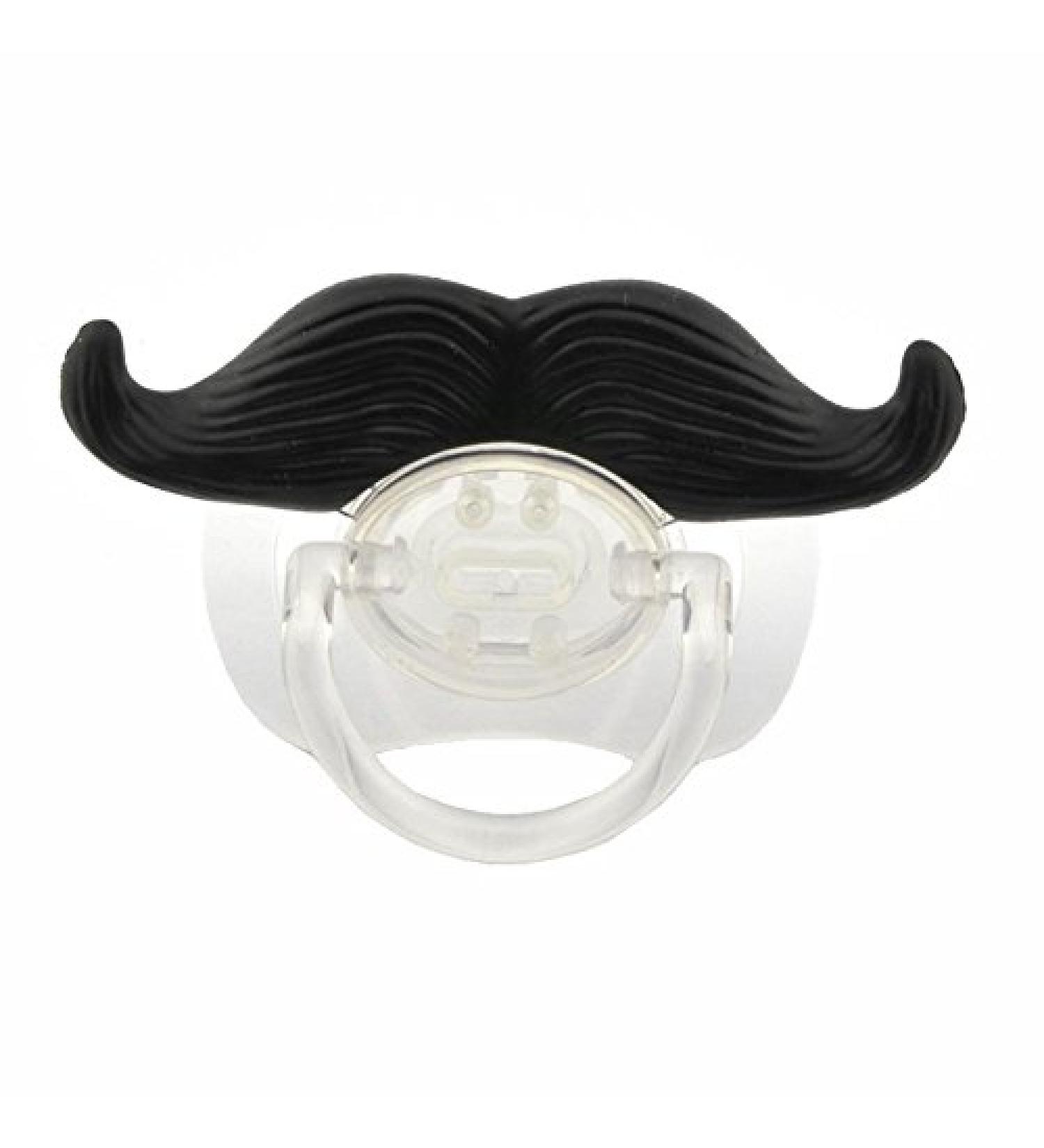 Binnan Baby Pacifier | Funny Mustache Pacifier for Babies & Toddlers | International Shipping Available - Buy Online on GoSupps.com