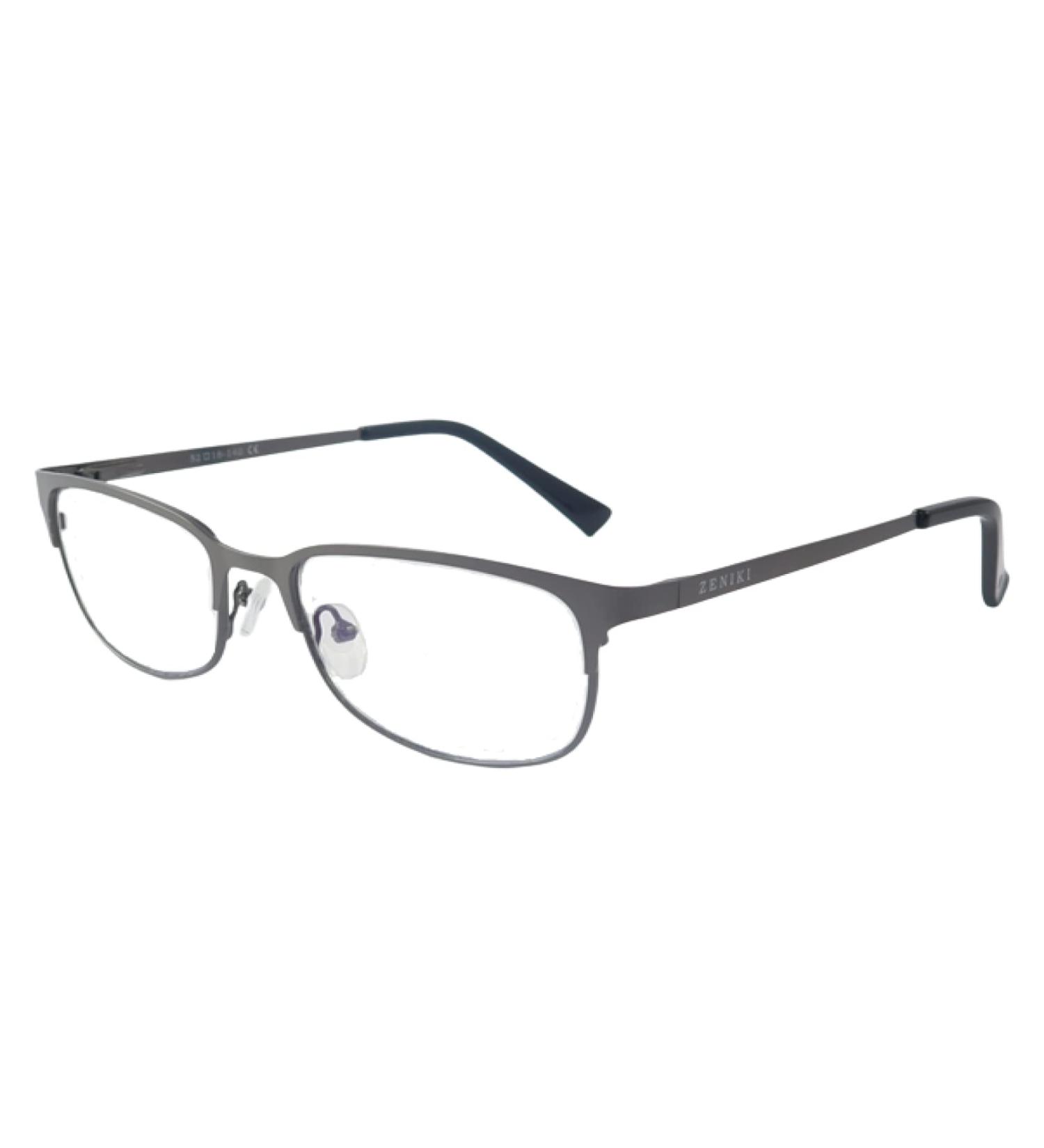 Zeniki Blue Light Blocking Glasses - Reduce Eye Strain, Headaches, Improve Sleep - Premium Metal Design, Unisex (Grey) - Buy Online on GoSupps.com