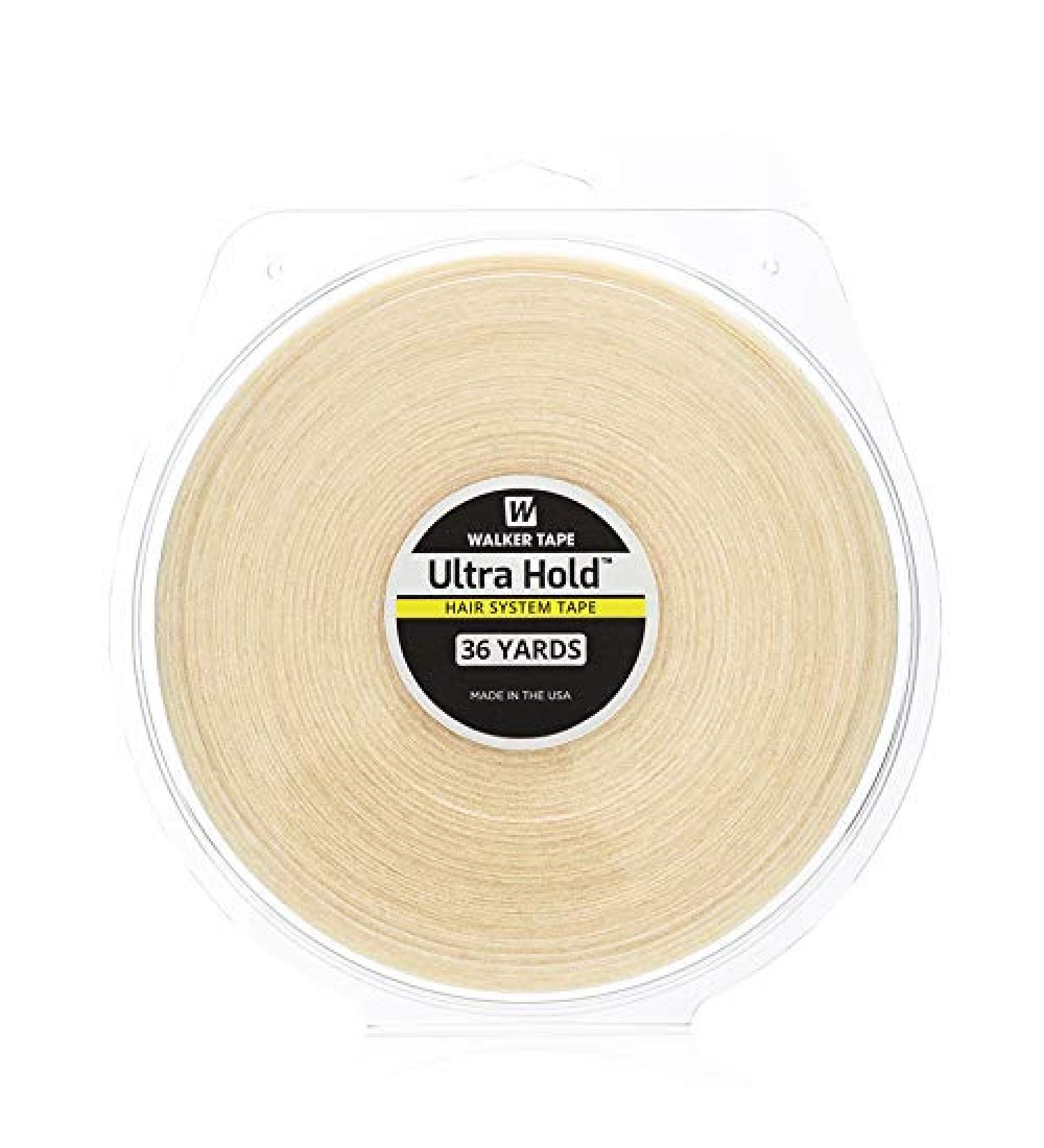 Ultra Hold Walker Double-Sided Adhesive Roll for Hair System Replacement - 36 Yards Perfect for Wigs Toupees & Lace Frontals - Buy Online on GoSupps.com