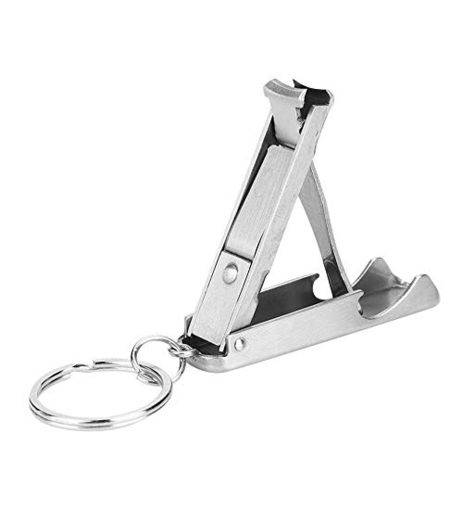 VGEBY Keyring Nail Clipper - 2 in 1 Stainless Steel Nail Cutter & Manicure Trimmer for Easy Travel | International Shipping Available - Buy Online on GoSupps.com
